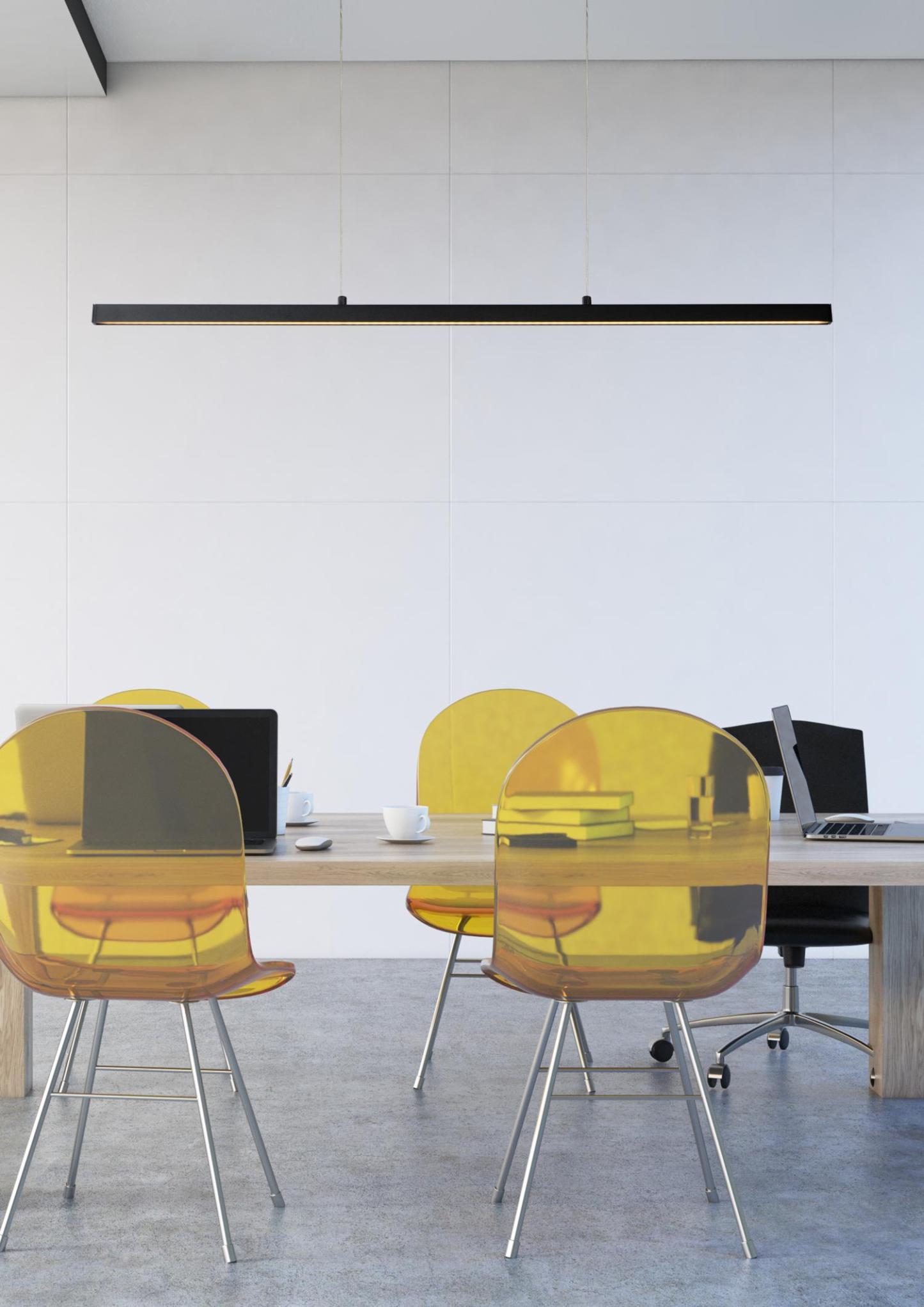 Sigma Ceiling Lights - Matt Black/Opal