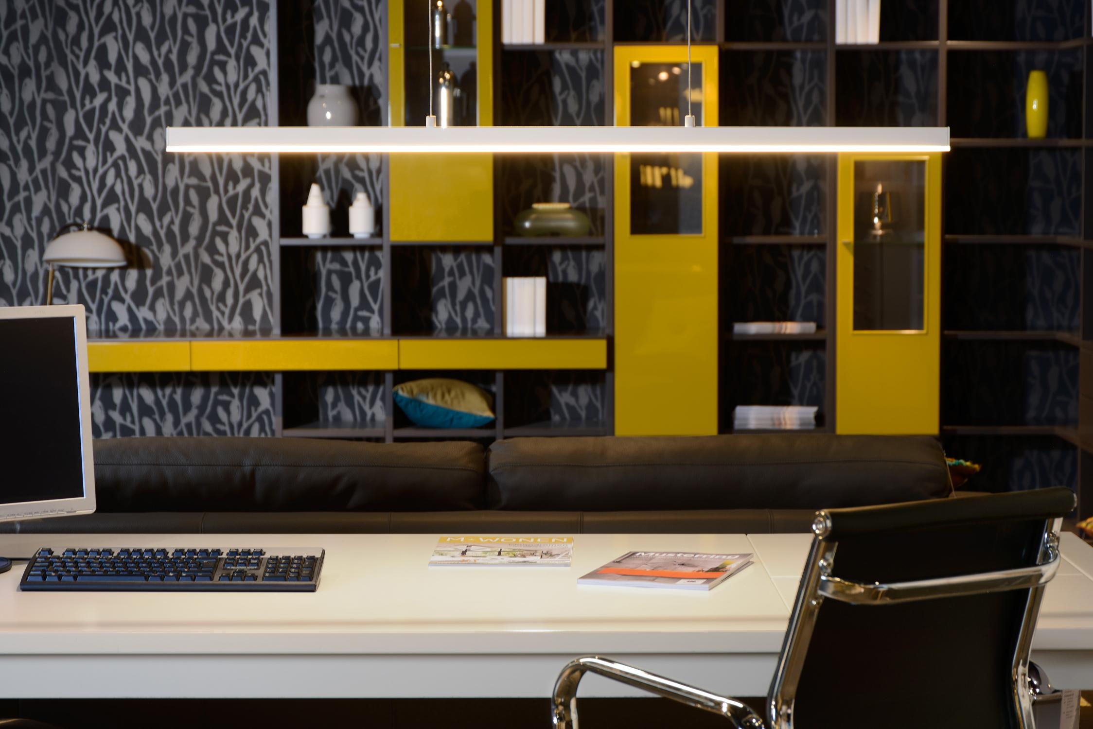 Sigma Ceiling Lights - Matt Black/Opal