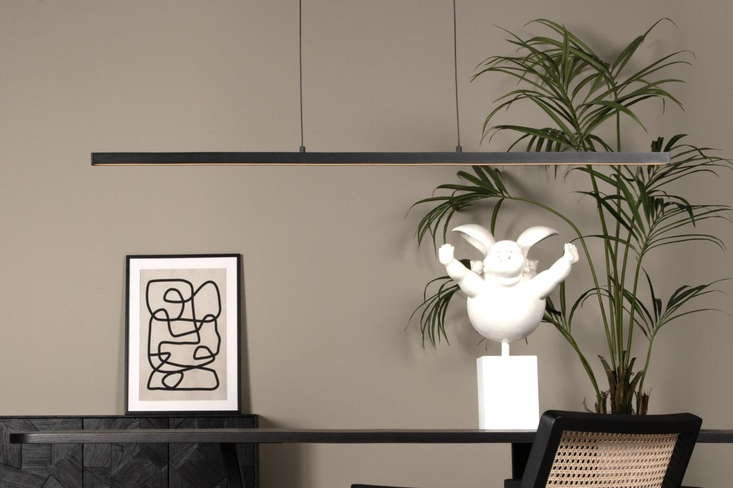 Sigma Ceiling Lights - Matt Black/Opal