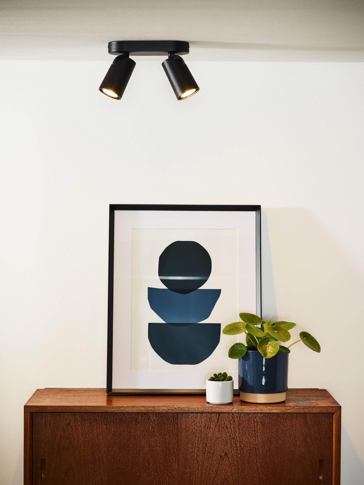 Xyrus Ceiling Lights - Matt Black