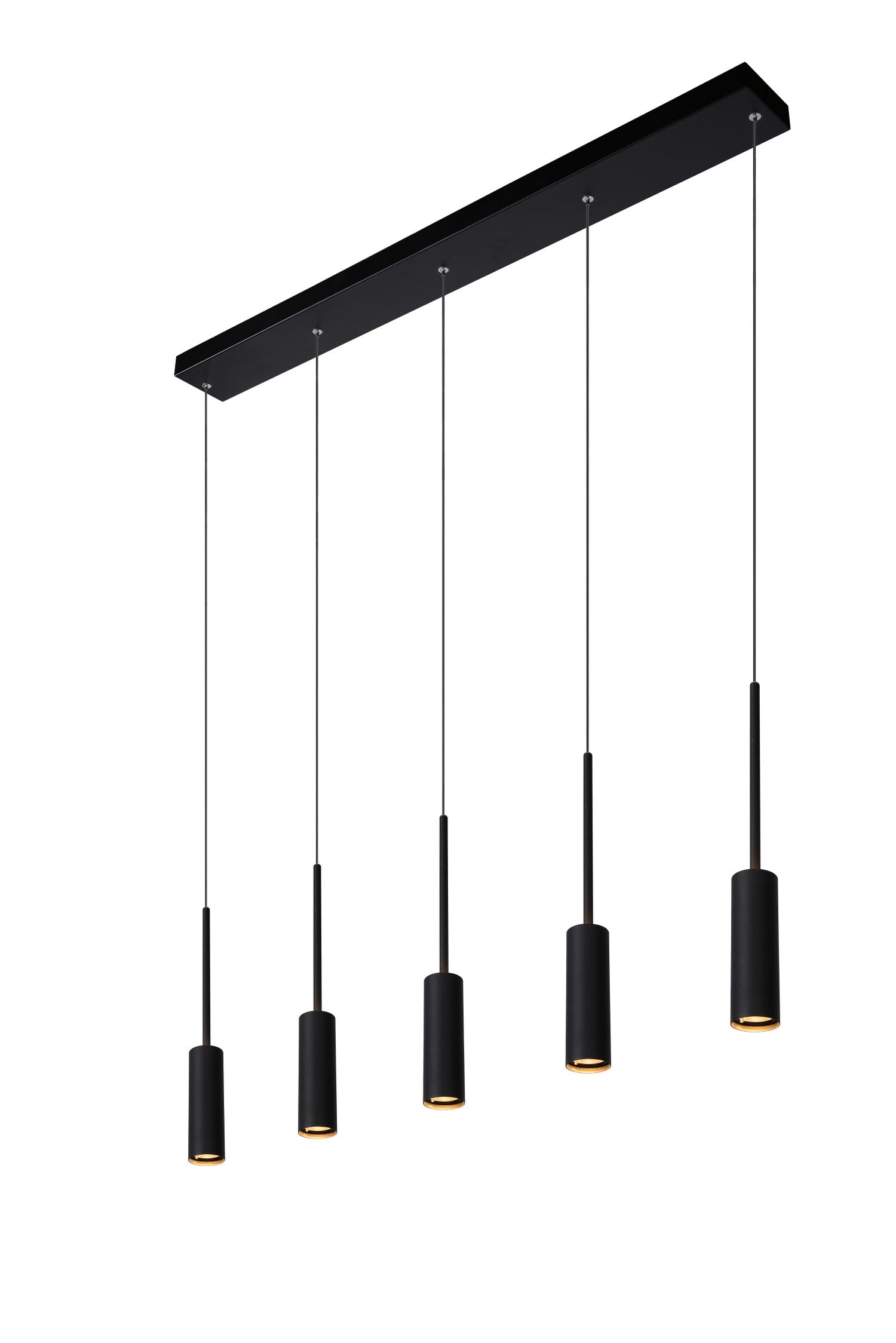 Tubule Ceiling Lights - Matt Black