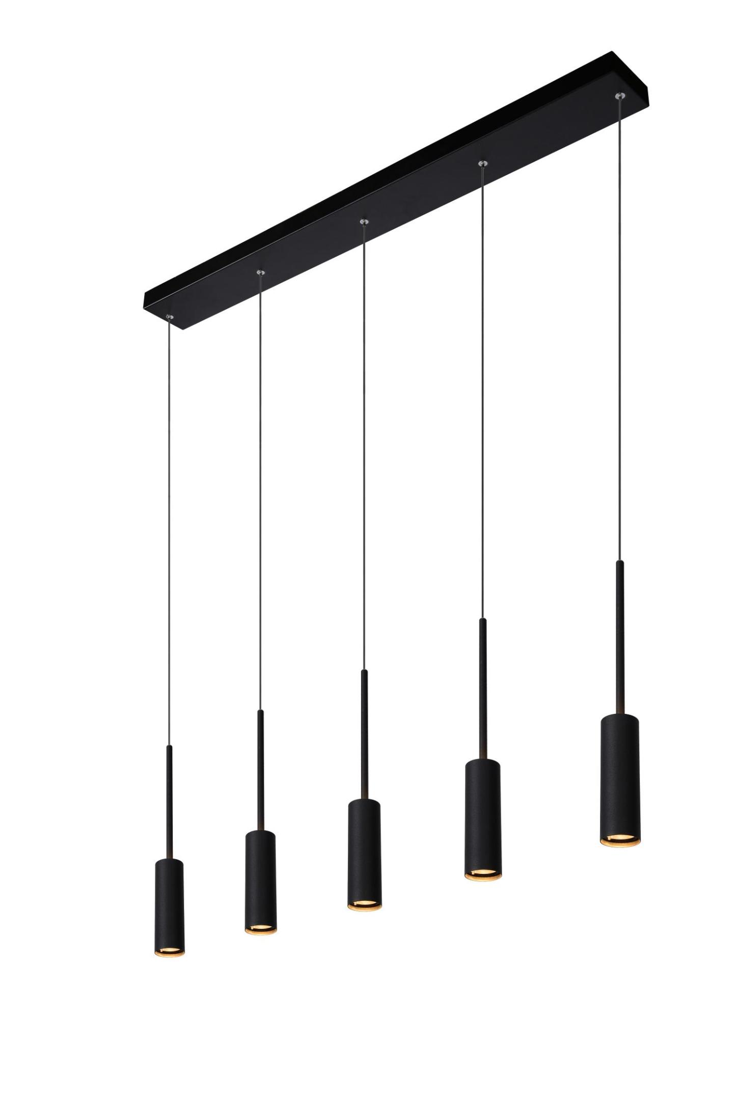 Tubule Ceiling Lights - Matt Black
