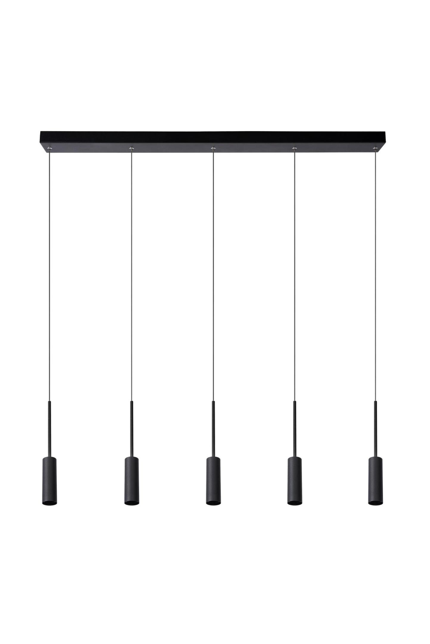 Tubule Ceiling Lights - Matt Black