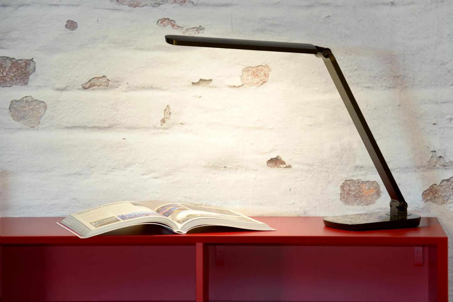 Vario Table Lamp - Matt Black/Opal