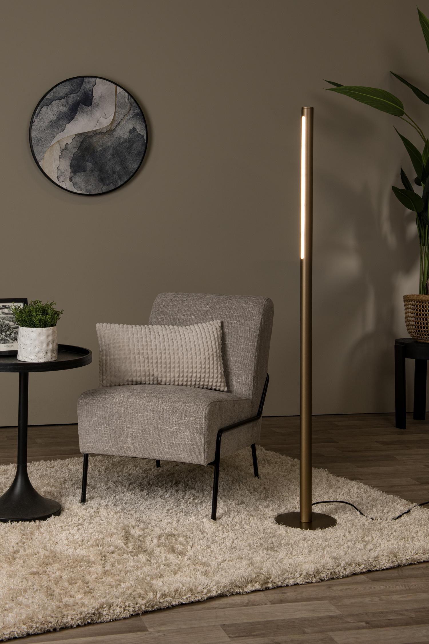 Griffith Floor Lamp - Matt Bronze/Opal