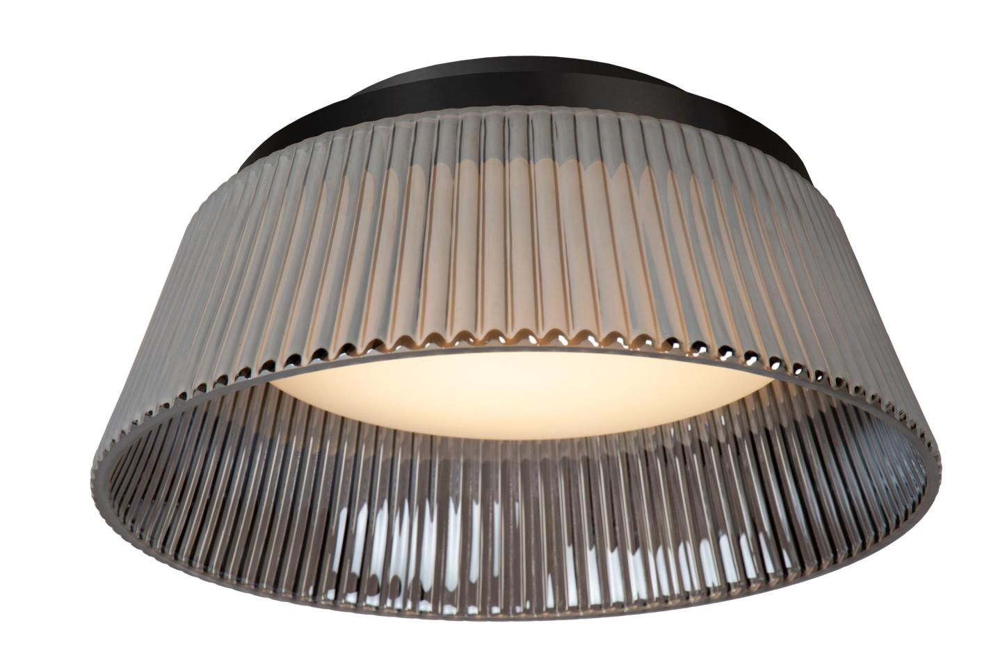Vixi Ceiling Lights - Matt Black/Smoked Grey