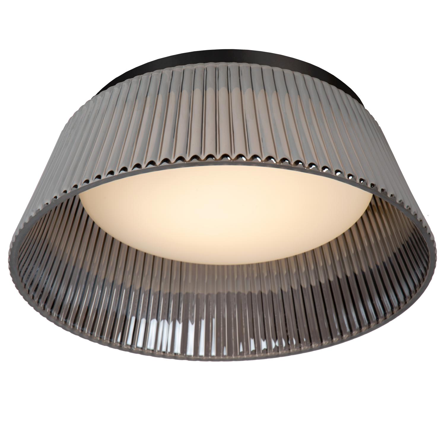 Vixi Ceiling Lights - Matt Black/Smoked Grey