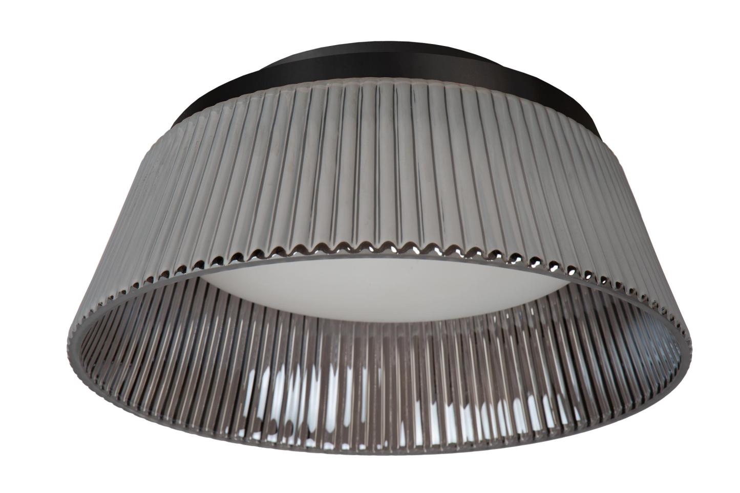 Vixi Ceiling Lights - Matt Black/Smoked Grey