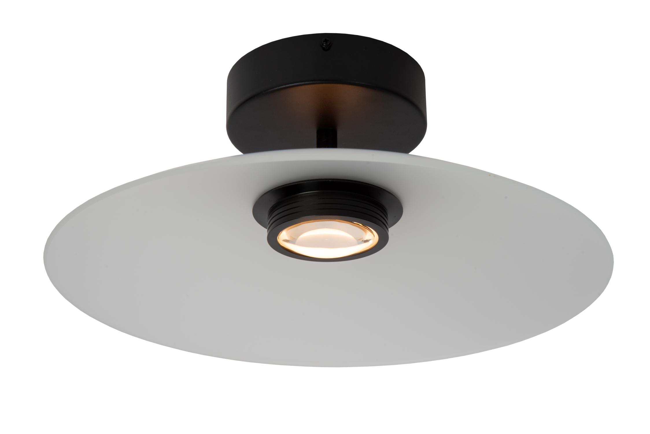 Menga Ceiling Lights - Matt Black/Opal