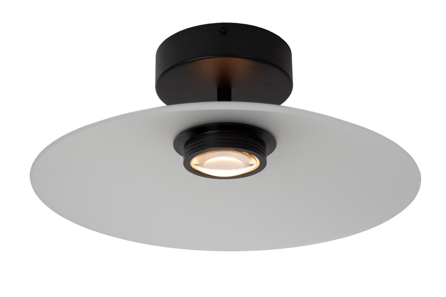 Menga Ceiling Lights - Matt Black/Opal