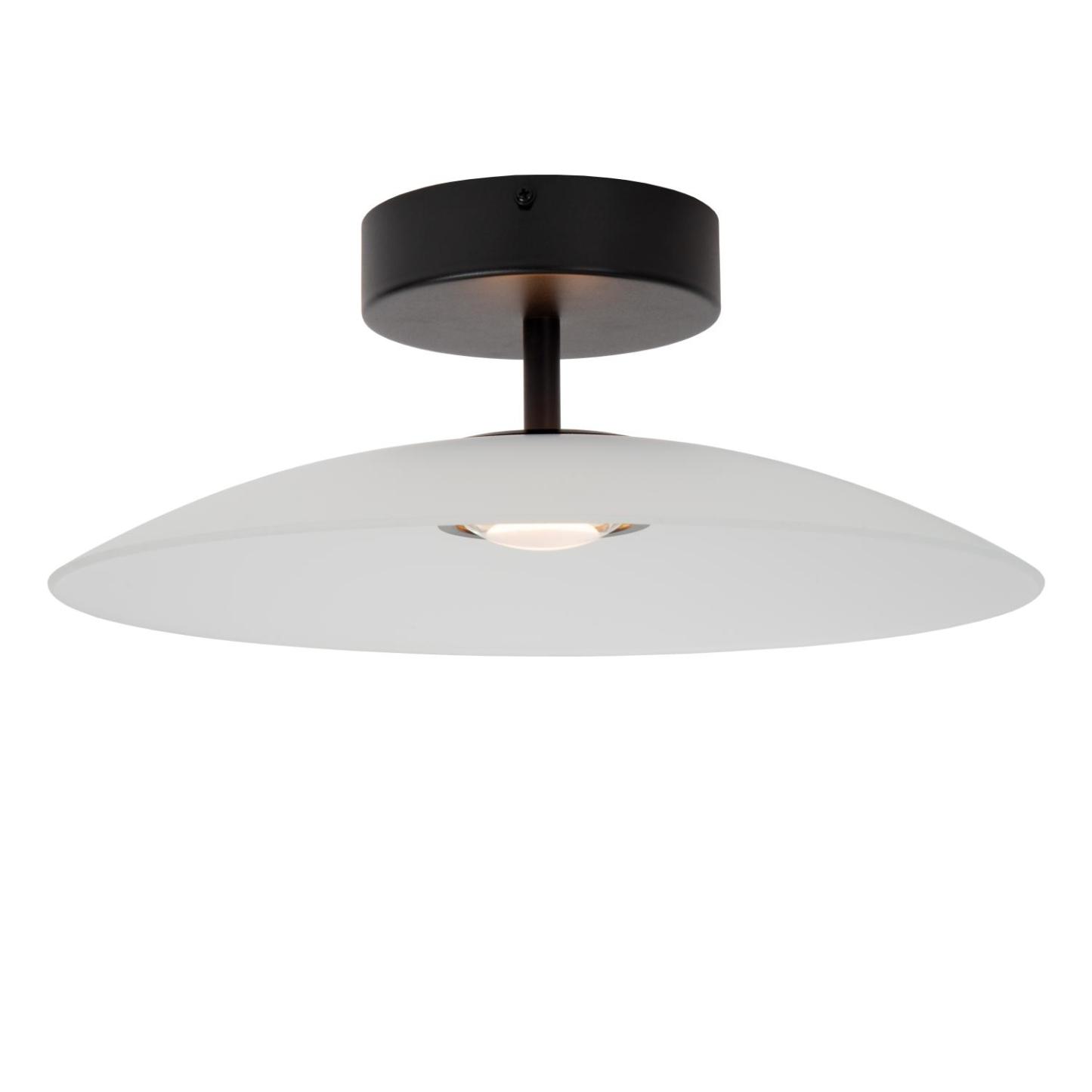 Menga Ceiling Lights - Matt Black/Opal