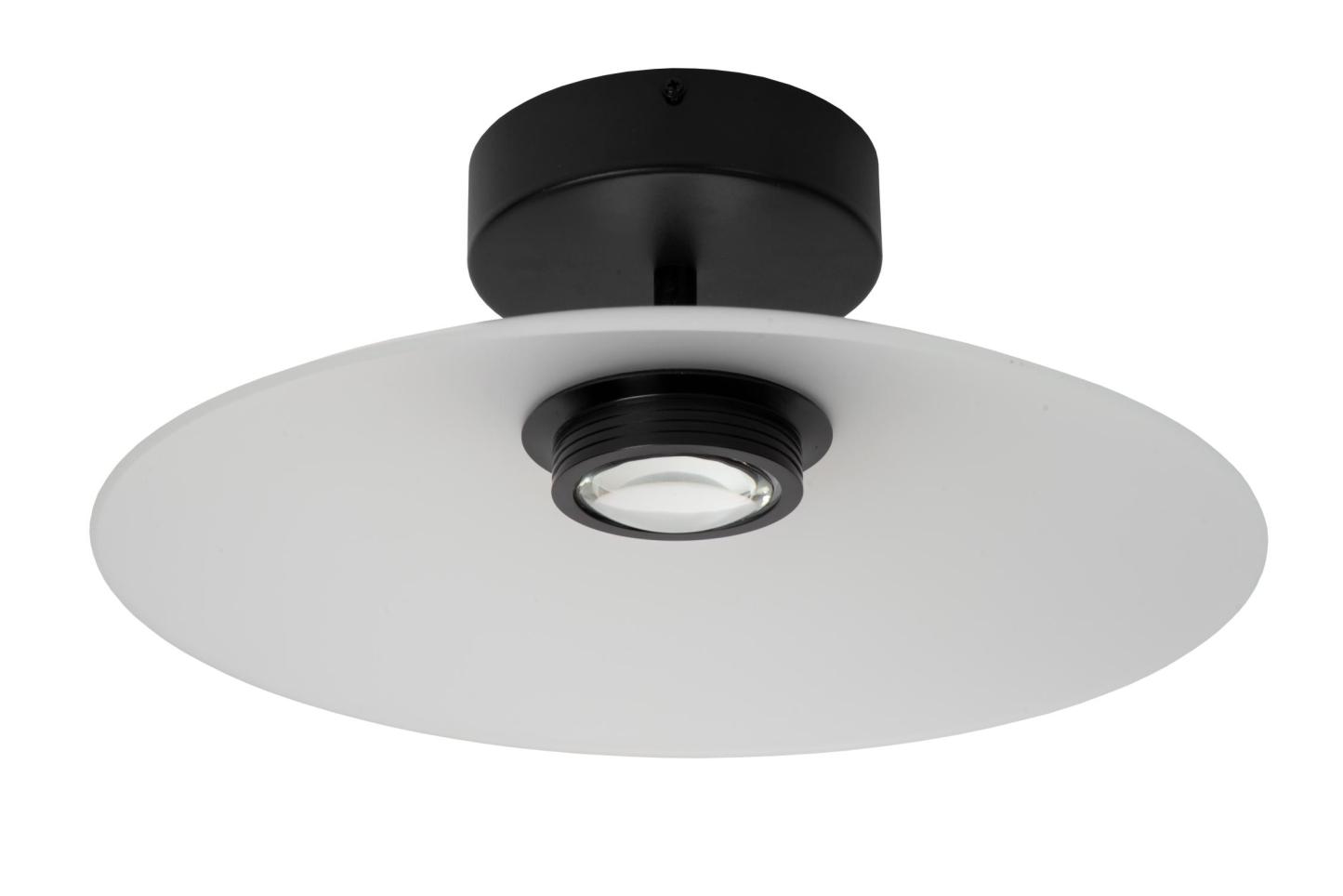 Menga Ceiling Lights - Matt Black/Opal