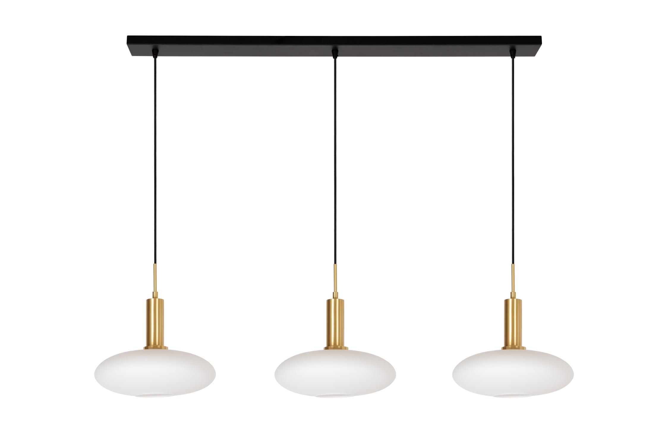 Singala Ceiling Lights - Matt Black/Opal