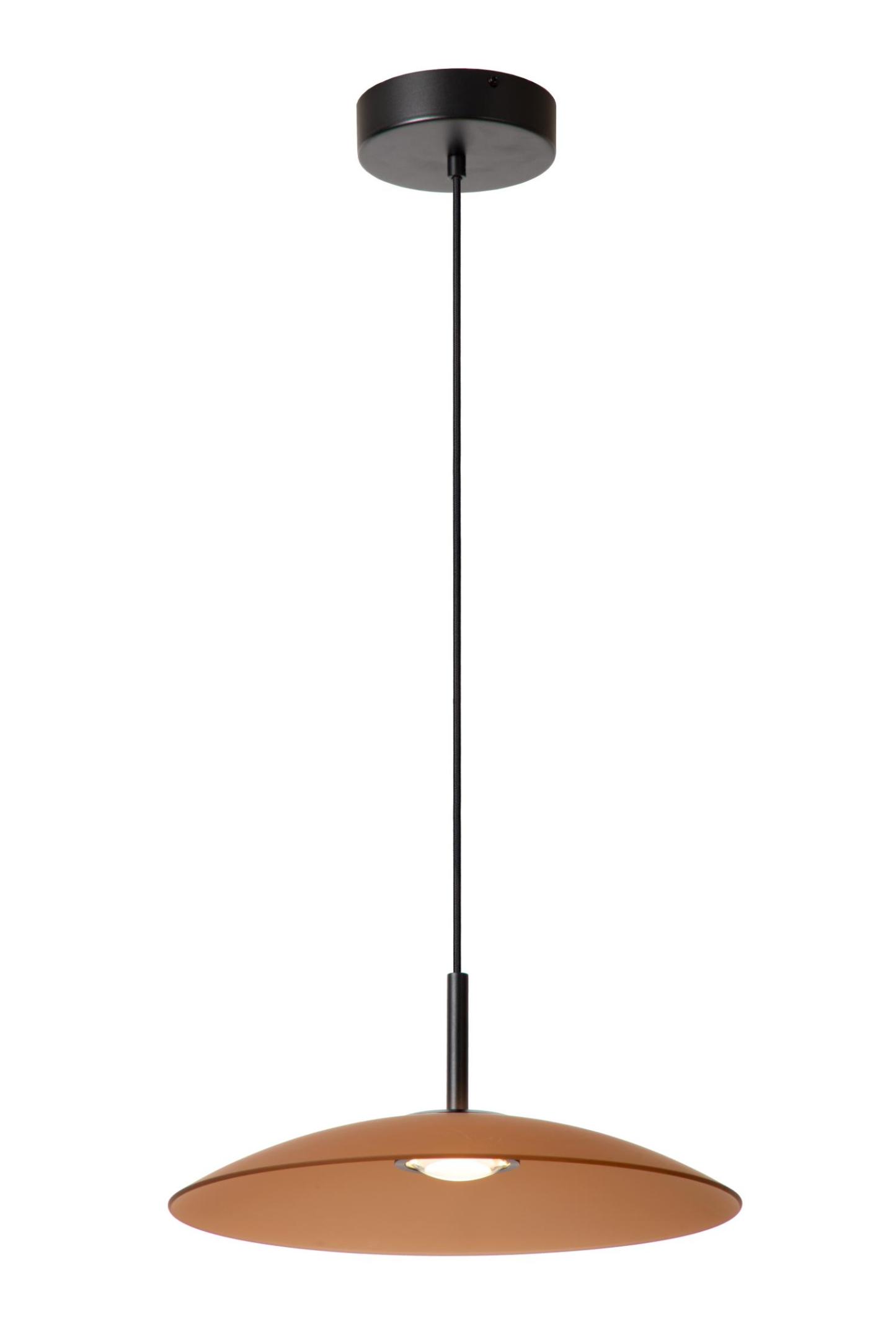 Menga Ceiling Lights - Matt Black/Opal - 400mm Diameter