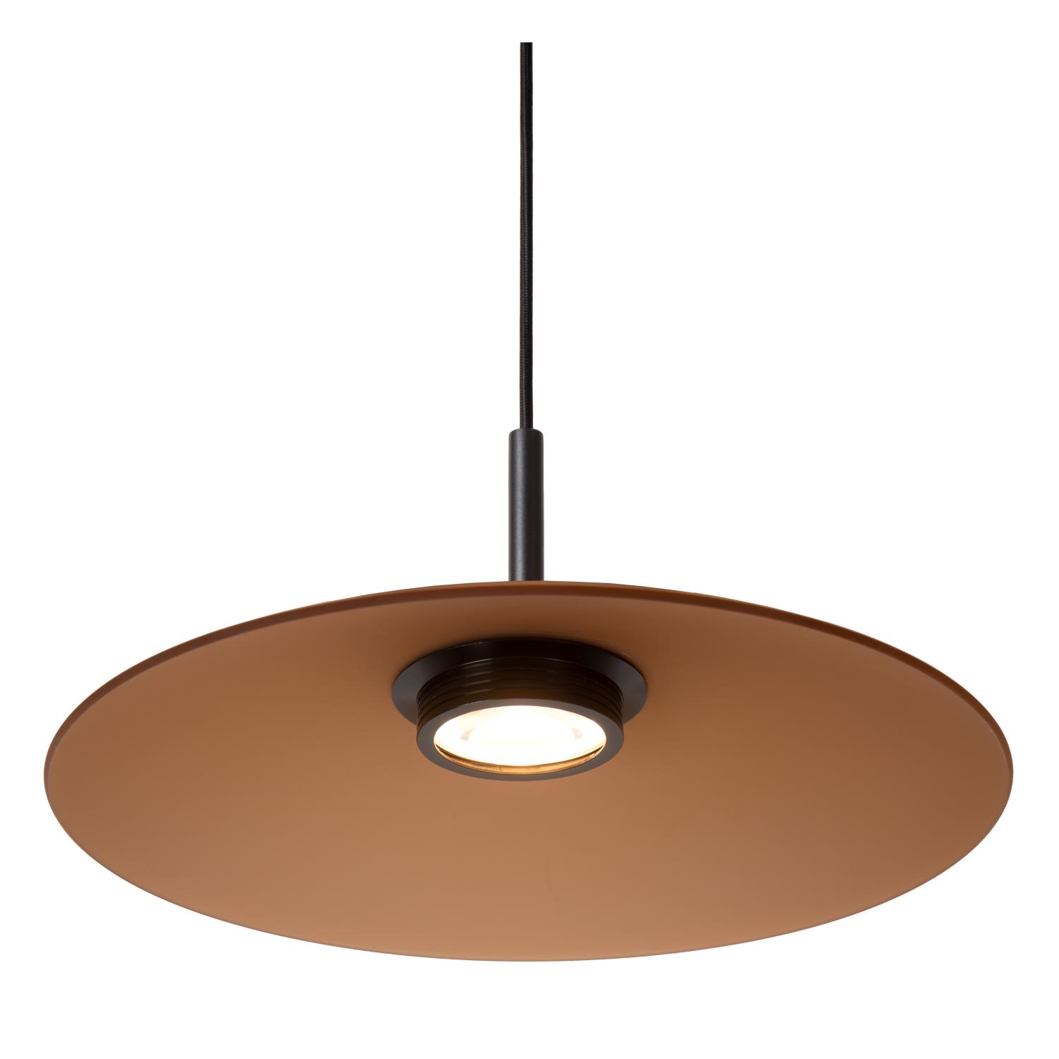 Menga Ceiling Lights - Matt Black/Opal - 400mm Diameter