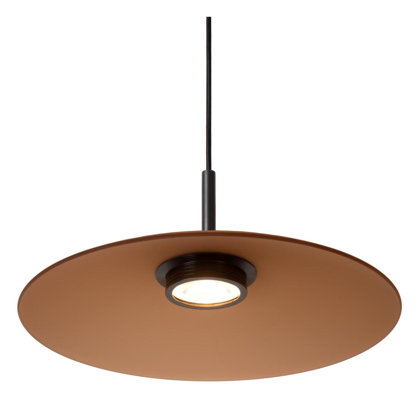 Menga Ceiling Lights - Matt Black/Opal - 400mm Diameter