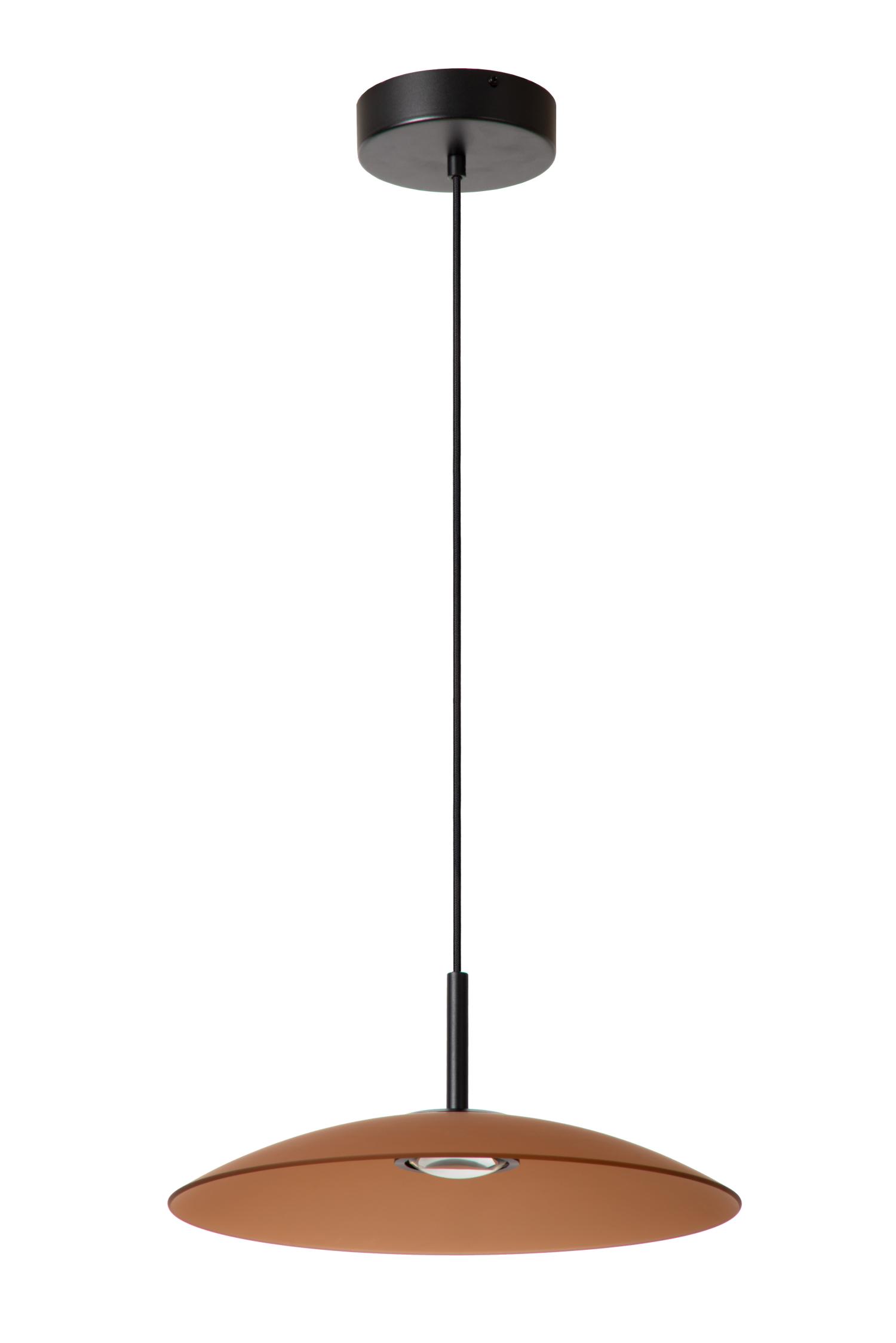 Menga Ceiling Lights - Matt Black/Opal - 400mm Diameter