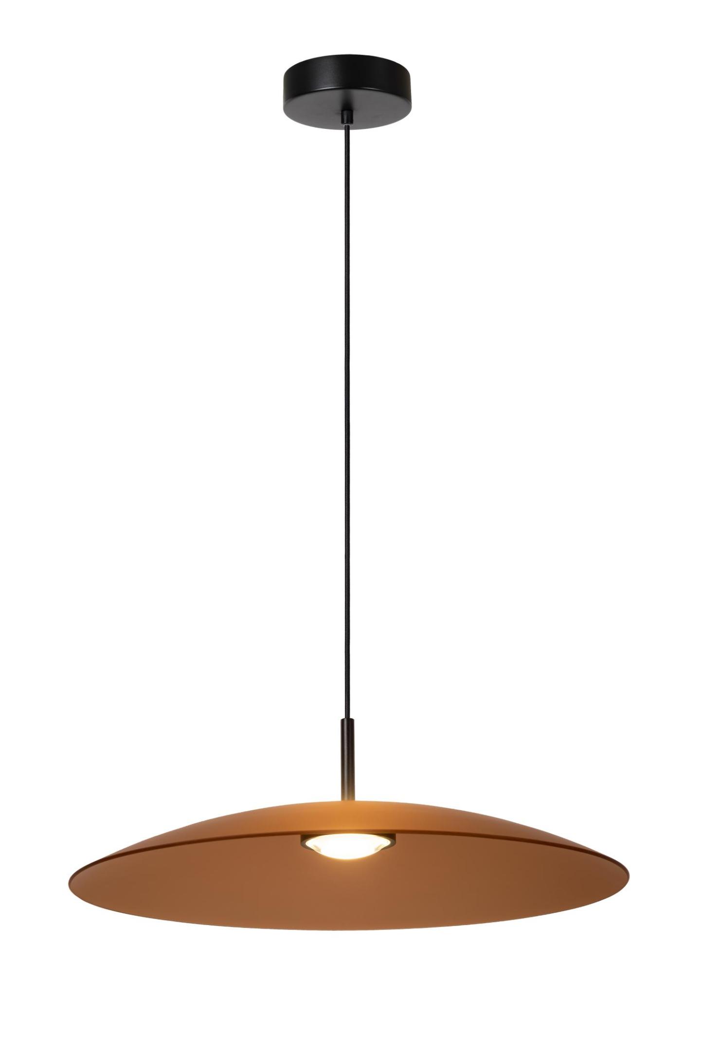 Menga Ceiling Lights - Matt Black/Opal - 600mm Diameter
