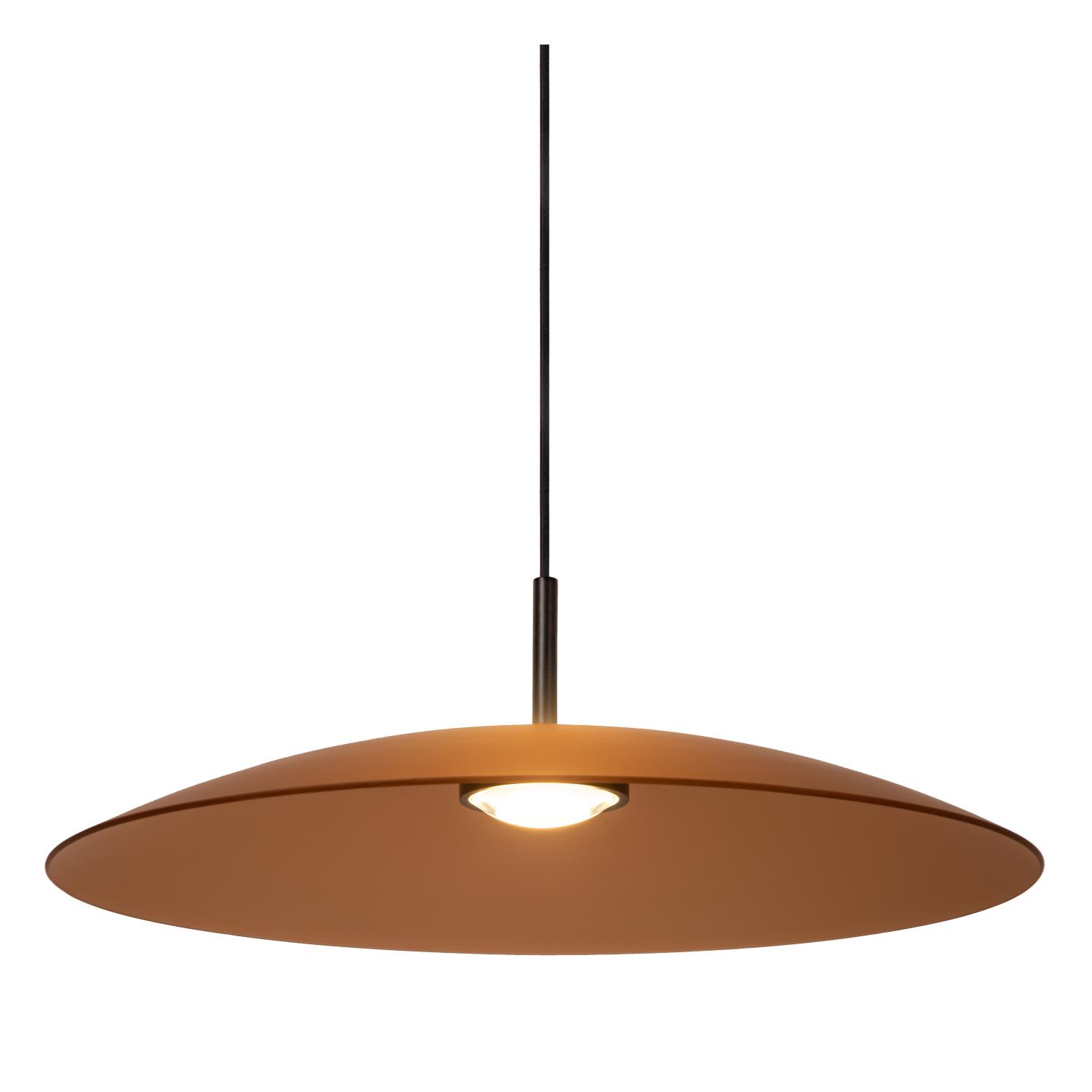 Menga Ceiling Lights - Matt Black/Opal - 600mm Diameter