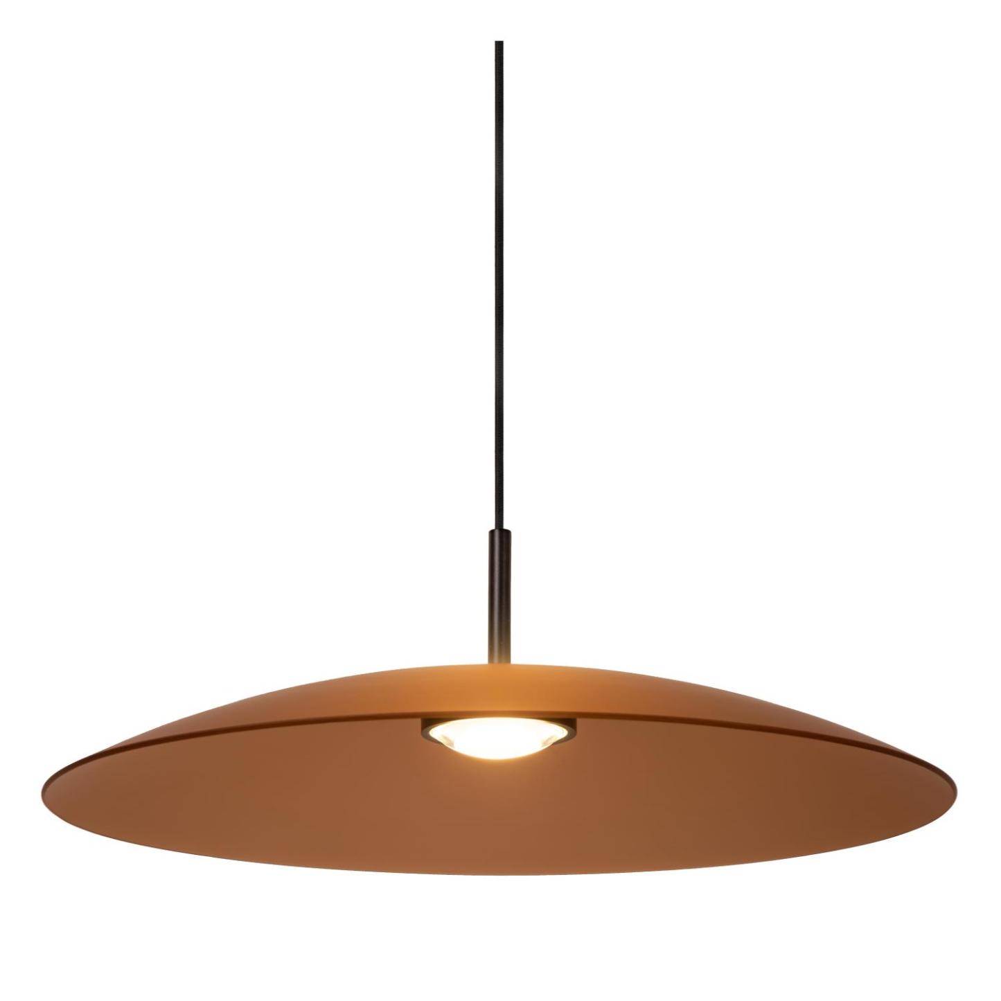 Menga Ceiling Lights - Matt Black/Opal - 600mm Diameter