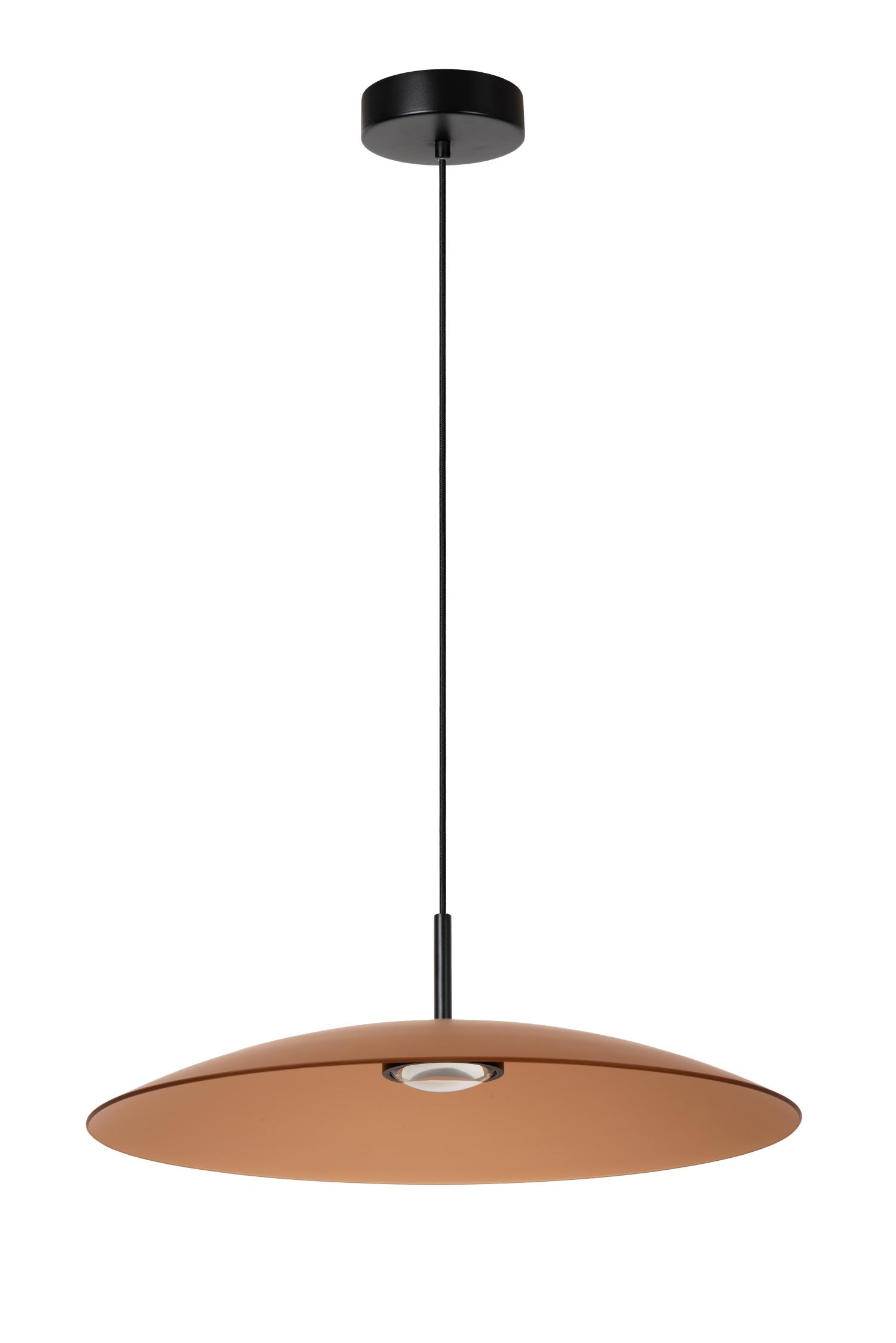 Menga Ceiling Lights - Matt Black/Opal - 600mm Diameter