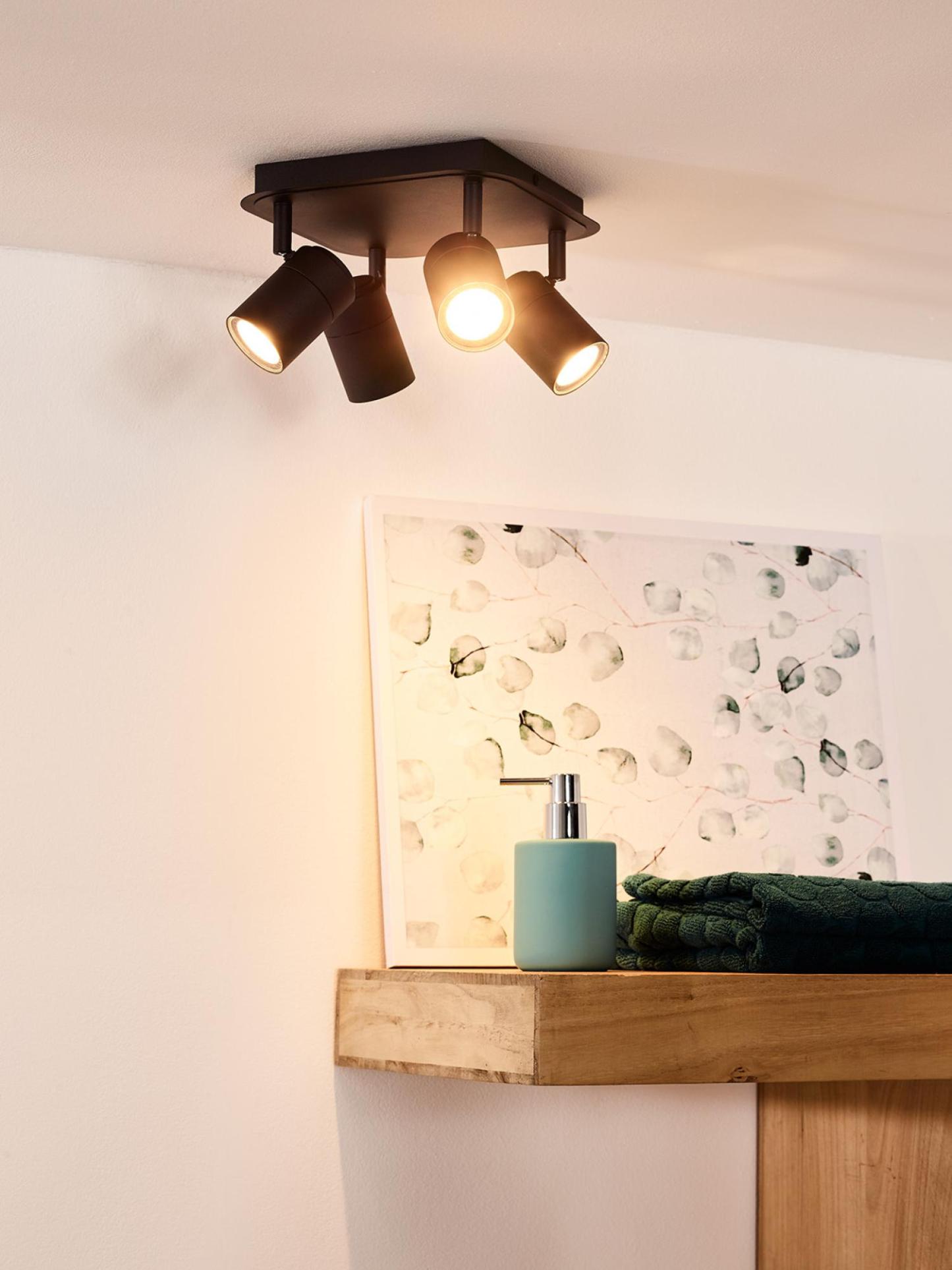 Lennert Ceiling Lights - Matt Black