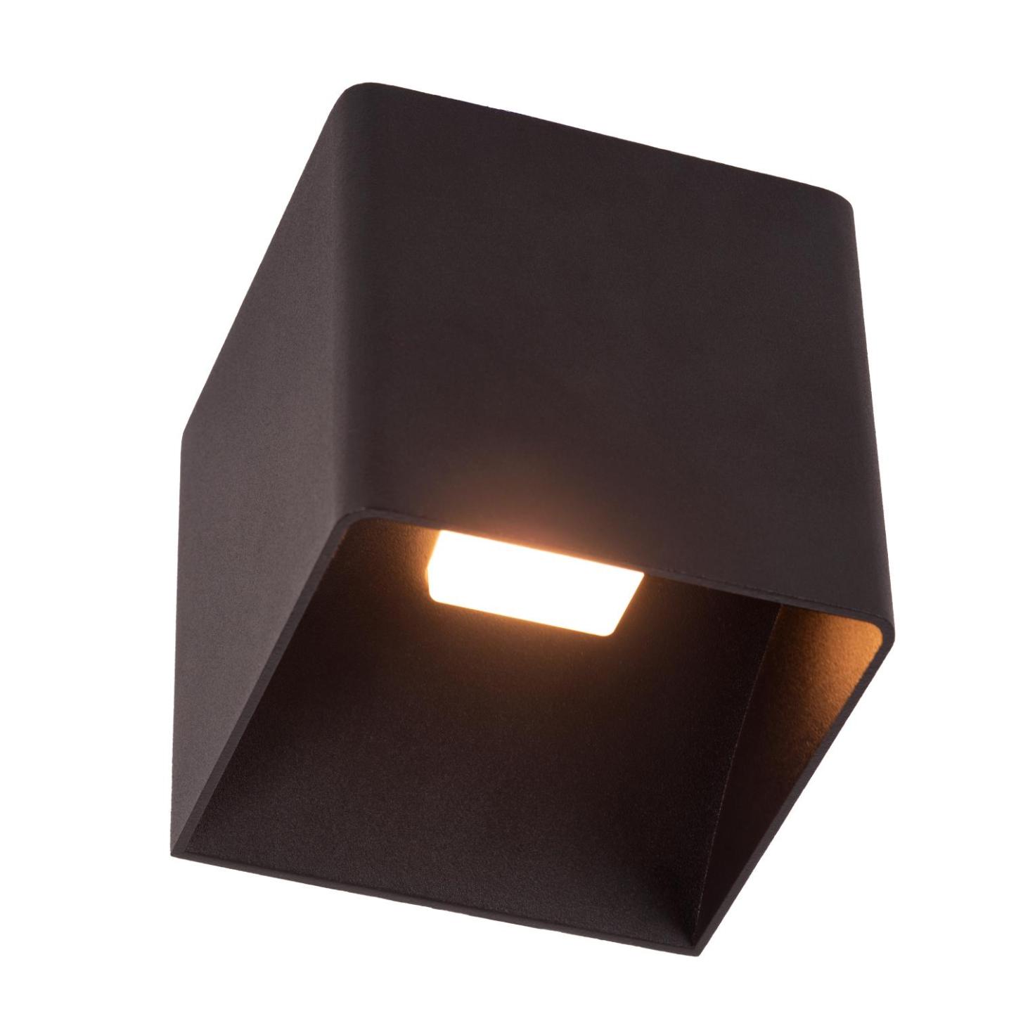 Vertigo Wall Lights - Matt Black/Opal