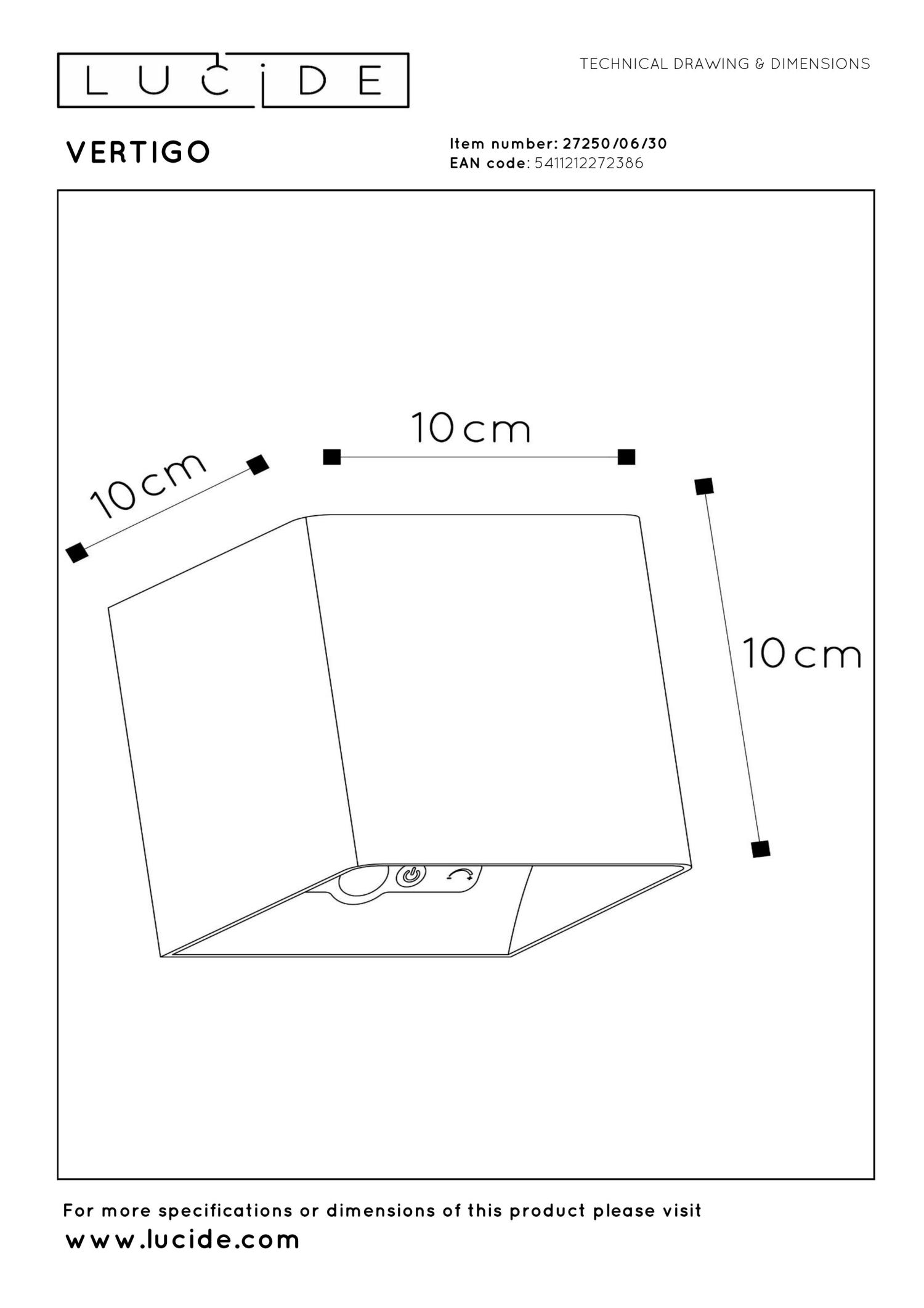 Vertigo Wall Lights - Matt Black/Opal