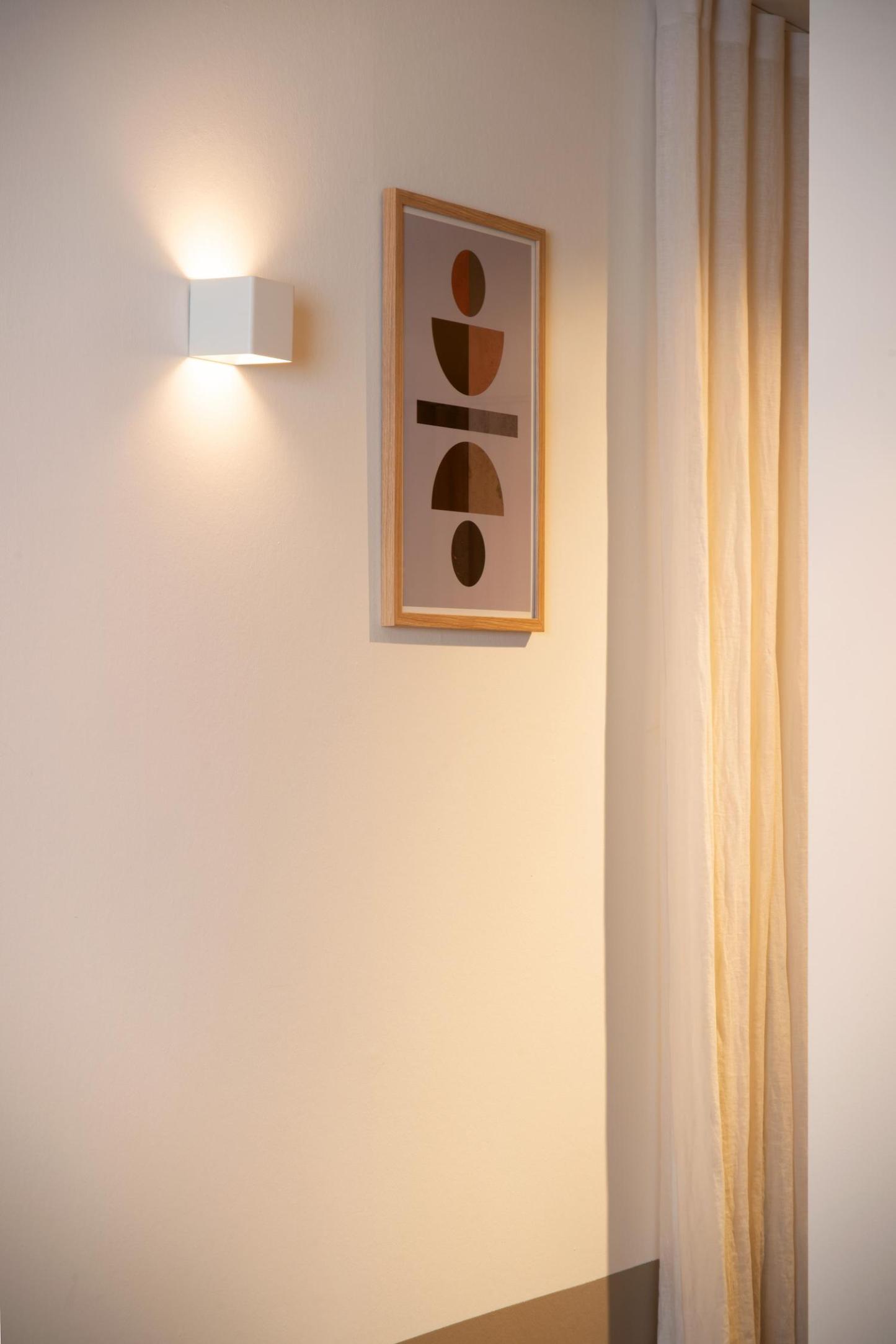 Vertigo Wall Lights - Matt Black/Opal