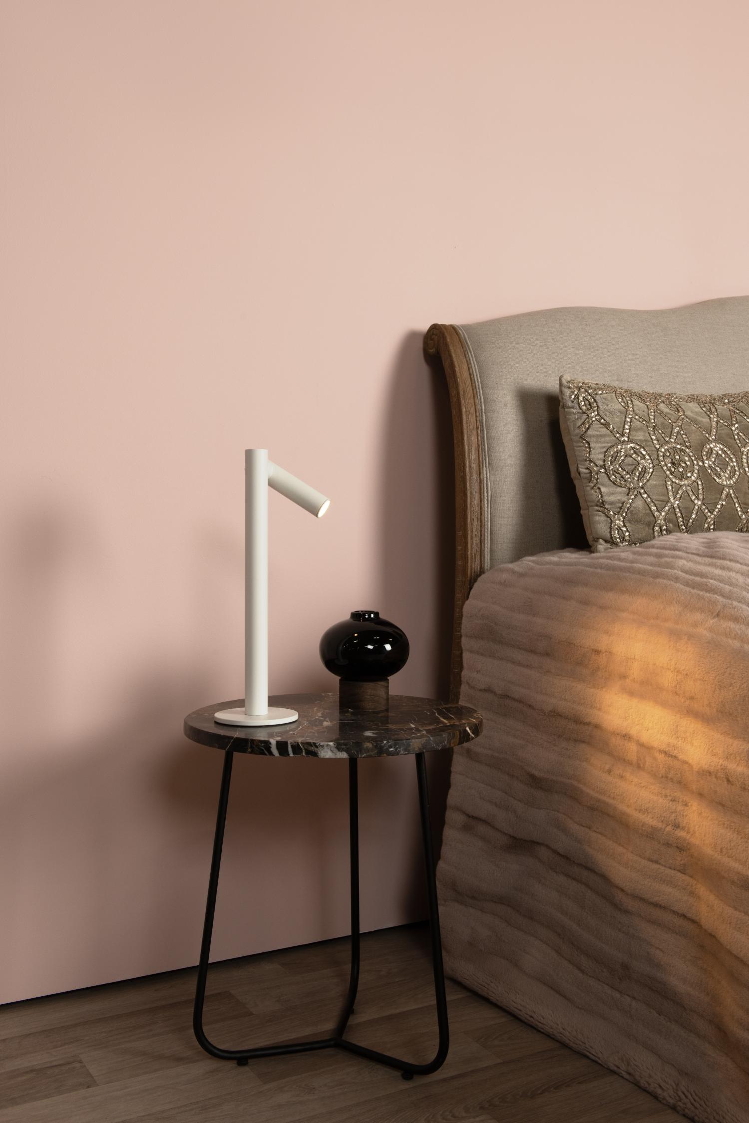 Antrim Table Lamp - Matt Black/Clear Glass