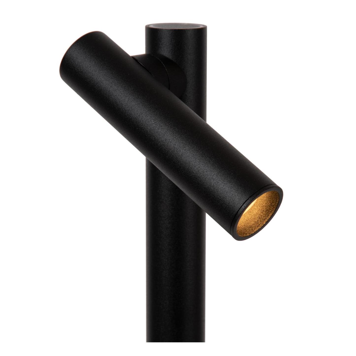 Antrim Floor Lamp - Matt Black/Clear Glass