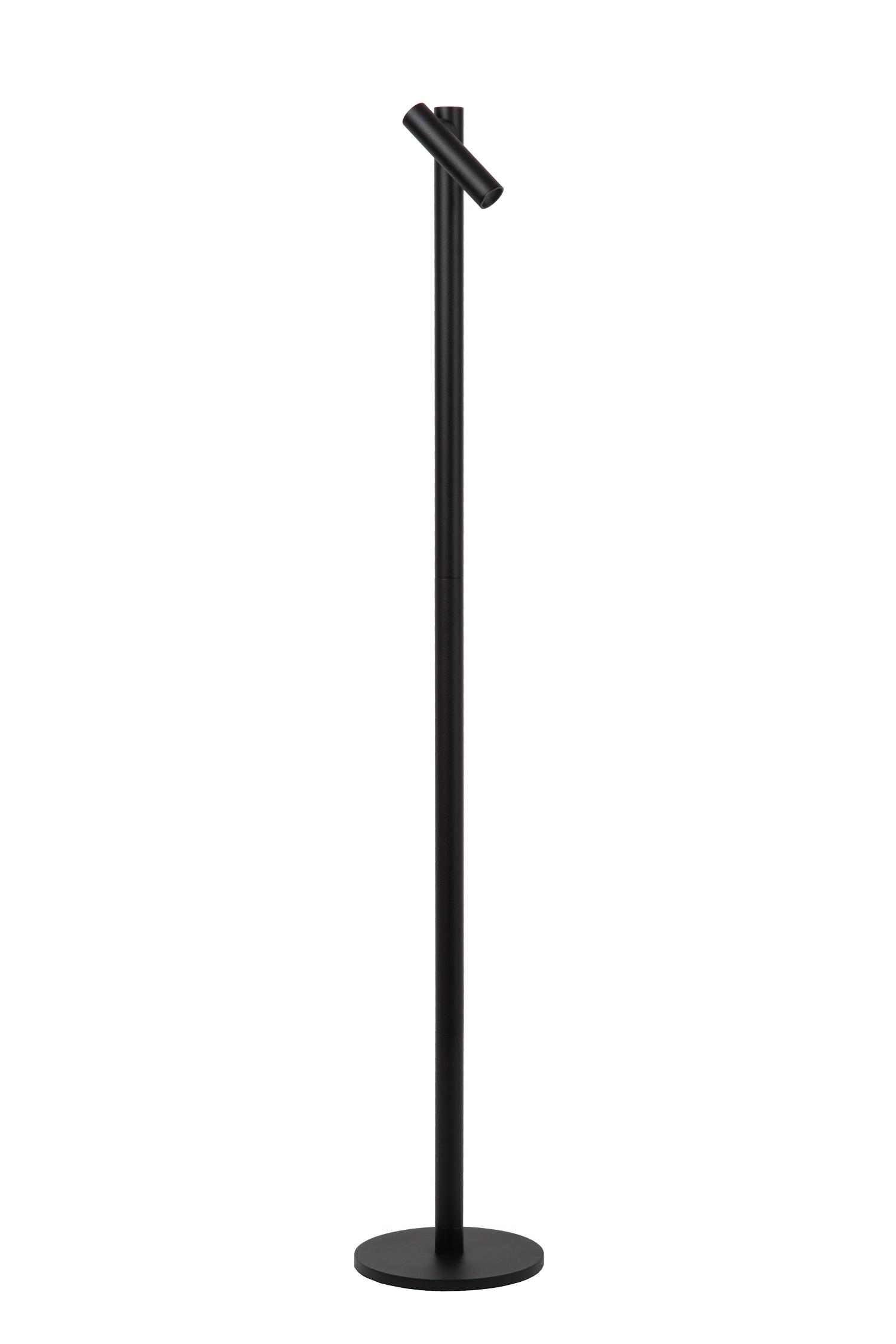 Antrim Floor Lamp - Matt Black/Clear Glass
