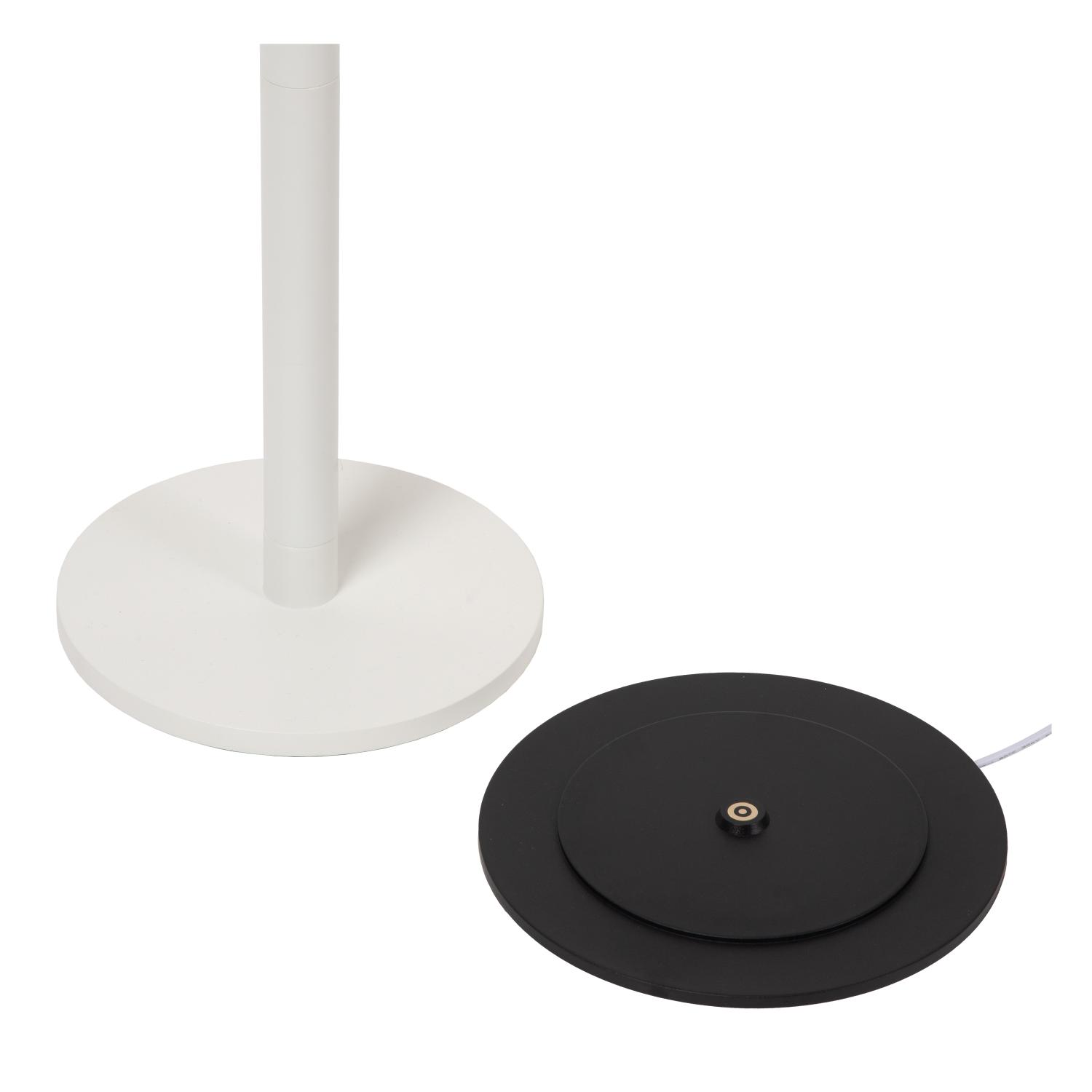 Antrim Floor Lamp - Matt Black/Clear Glass