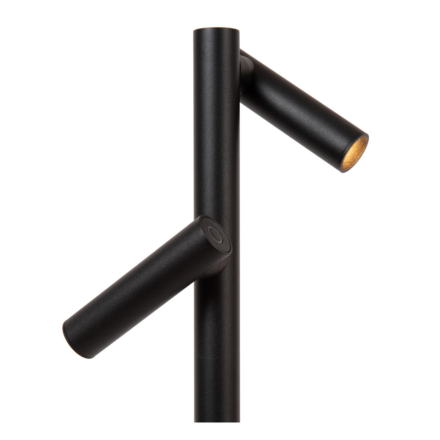 Antrim Floor Lamp - Matt Black/Clear Glass