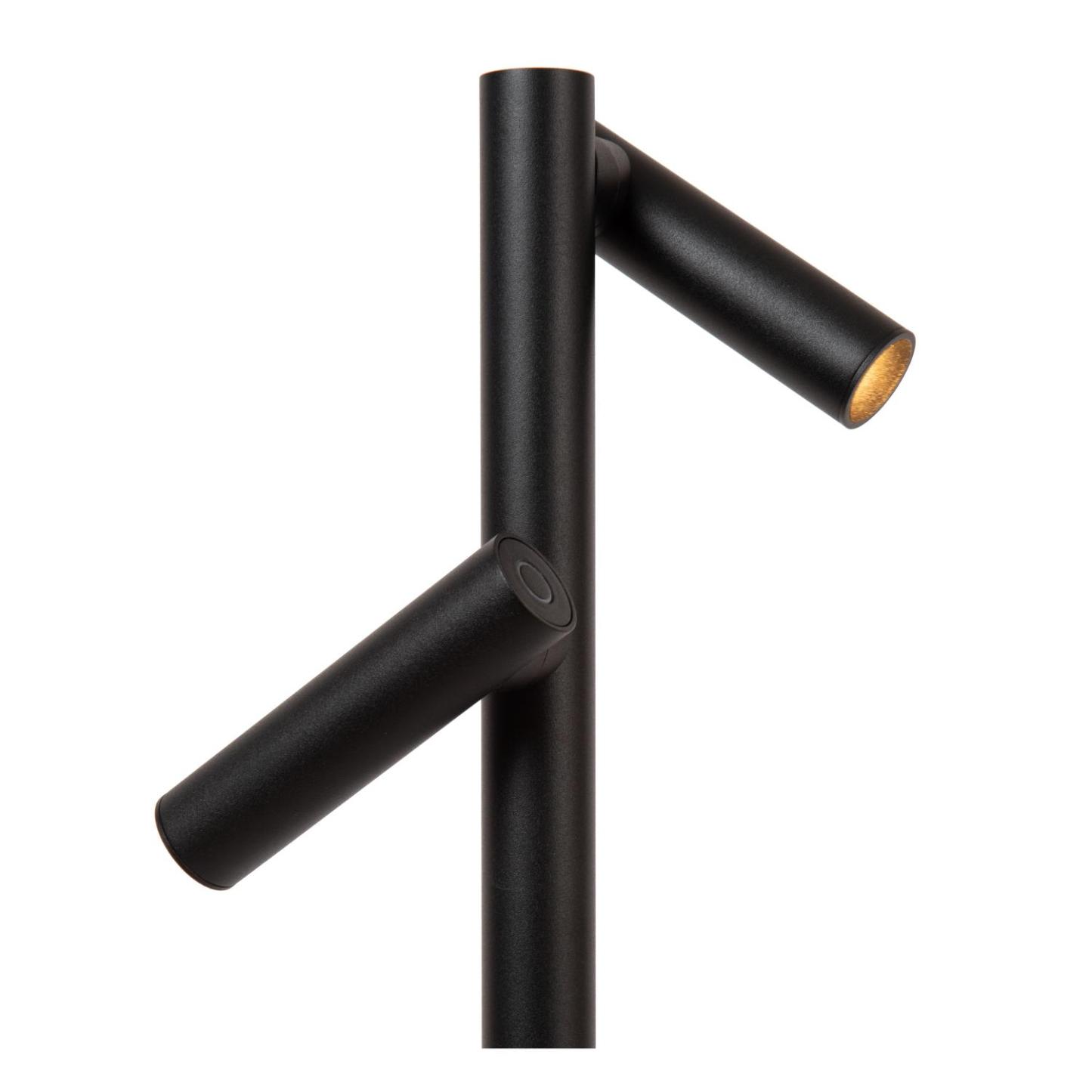 Antrim Floor Lamp - Matt Black/Clear Glass