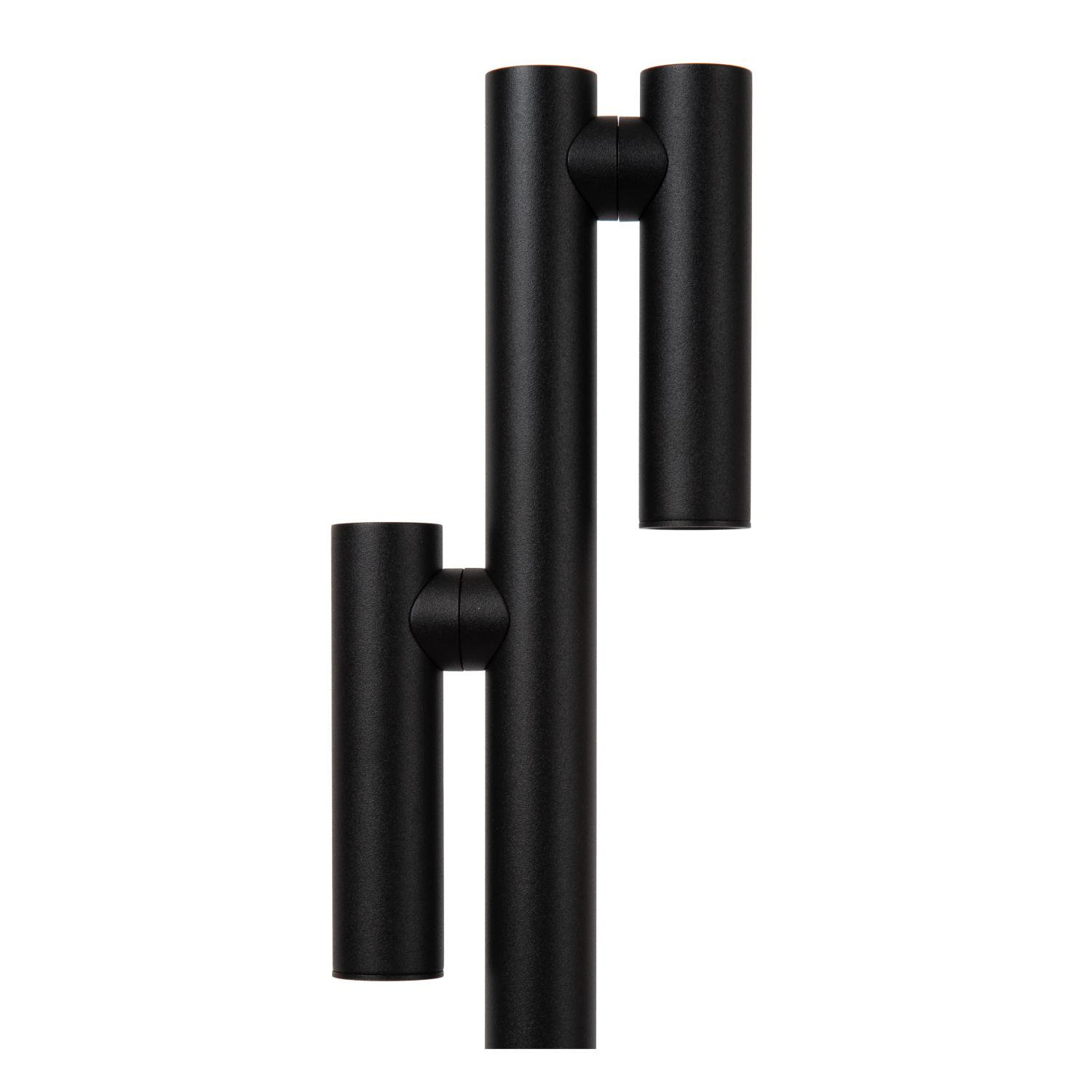 Antrim Floor Lamp - Matt Black/Clear Glass