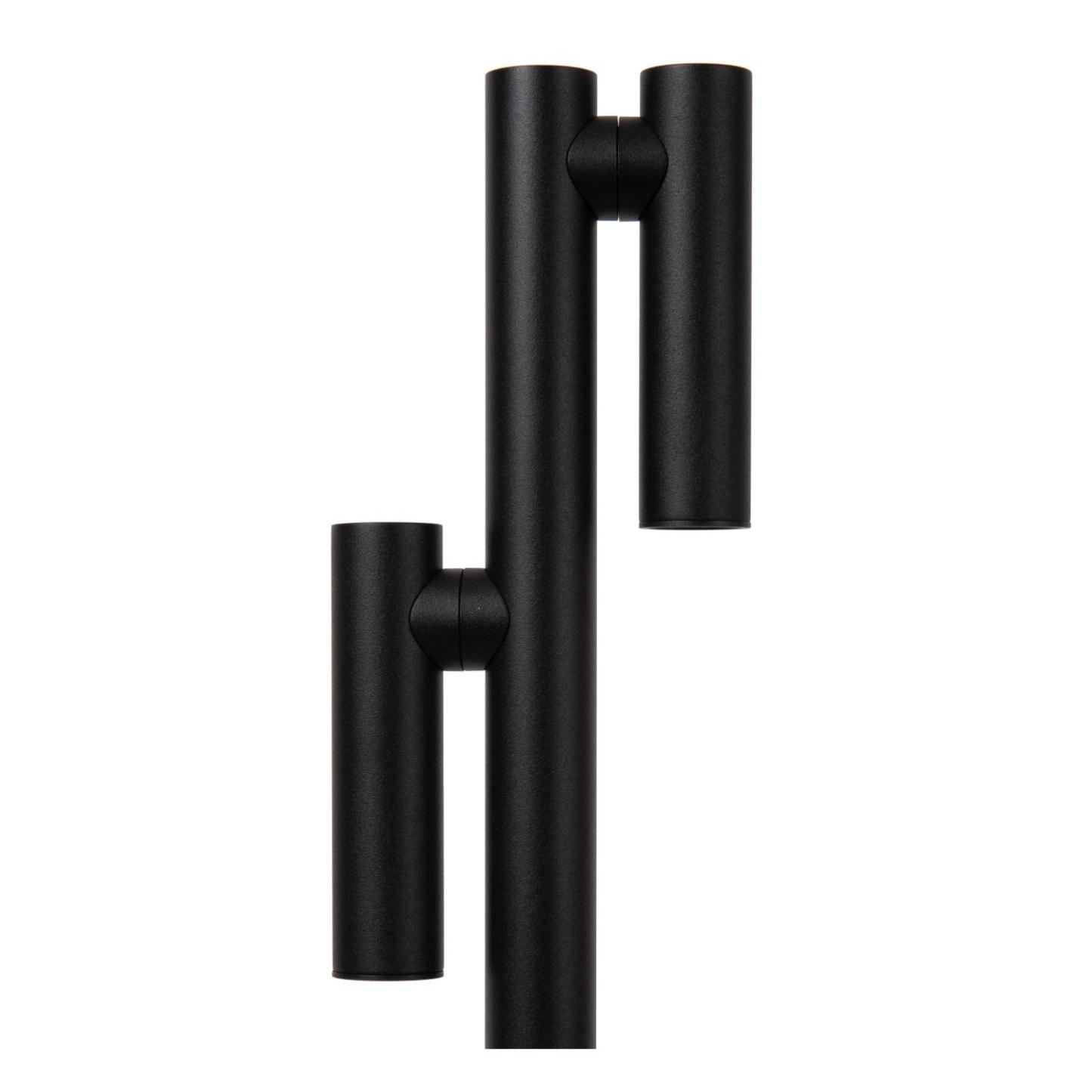 Antrim Floor Lamp - Matt Black/Clear Glass