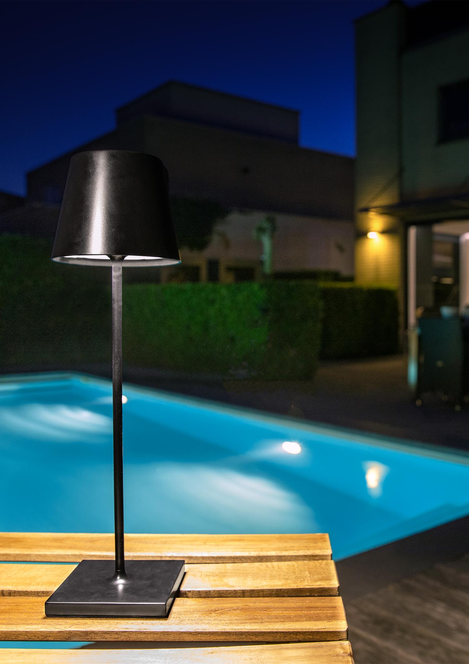 Justin Outdoor Lights - Matt Black