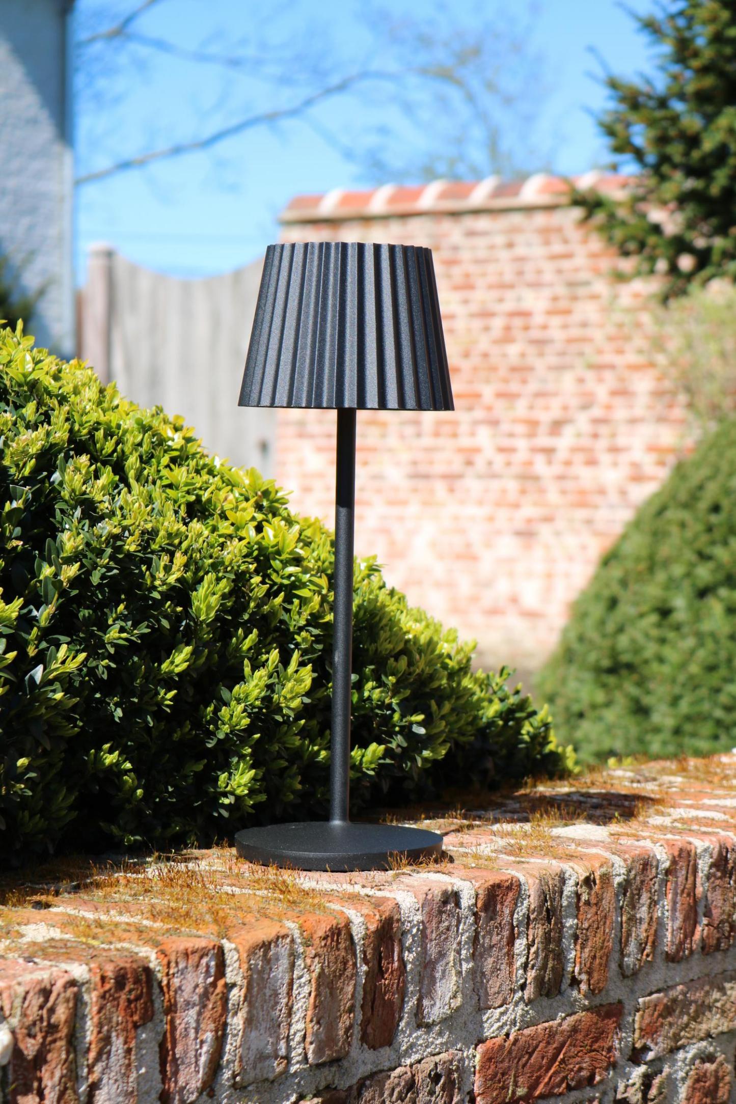 Justine Outdoor Lights - Matt Black