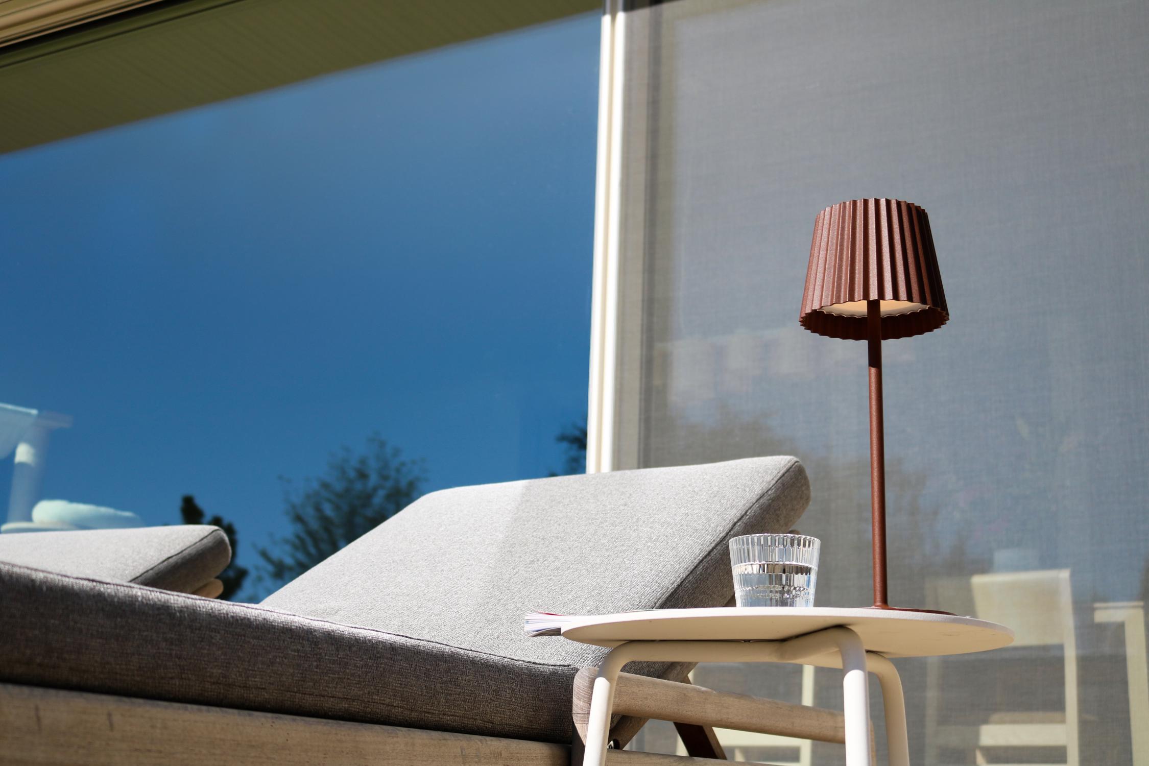 Justine Outdoor Lights - Matt Black