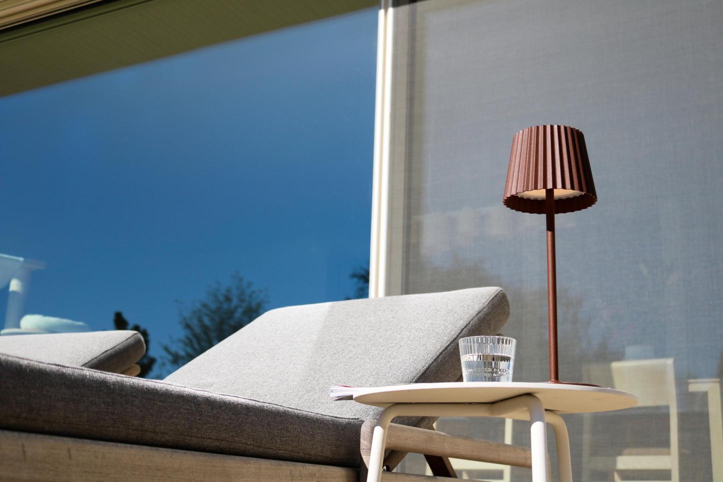 Justine Outdoor Lights - Matt Black