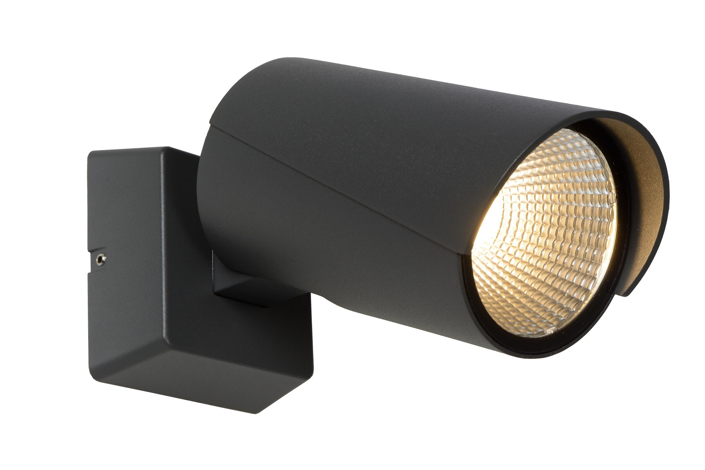 Manal Outdoor Lights - Matt Black/Clear Glass