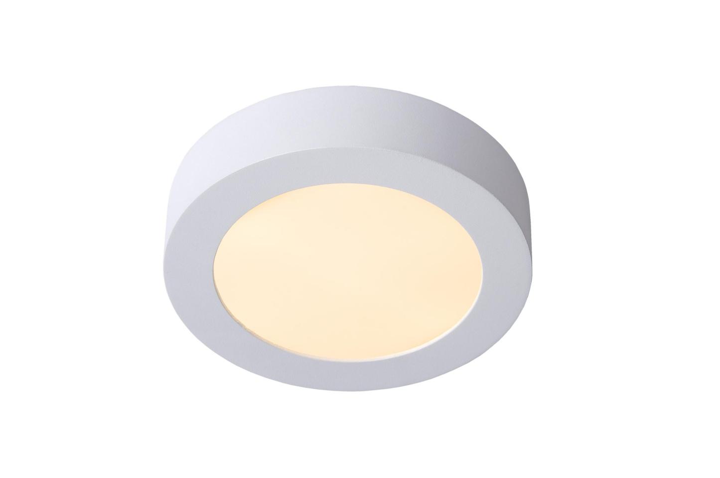 Brice Ceiling Lights - Matt Black/Opal - 180mm Diameter