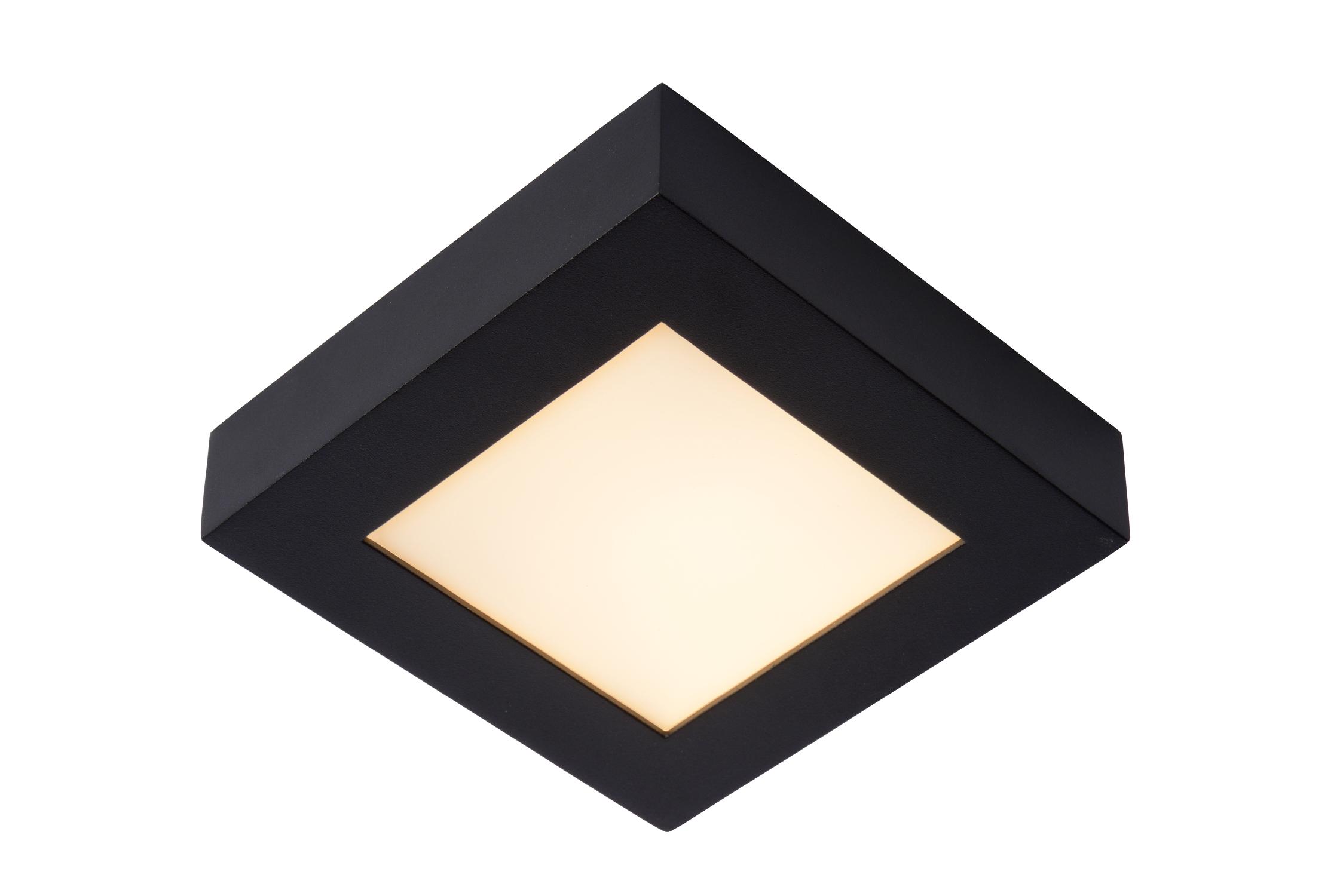 Brice Ceiling Lights - Matt Black/Opal - 168mm
