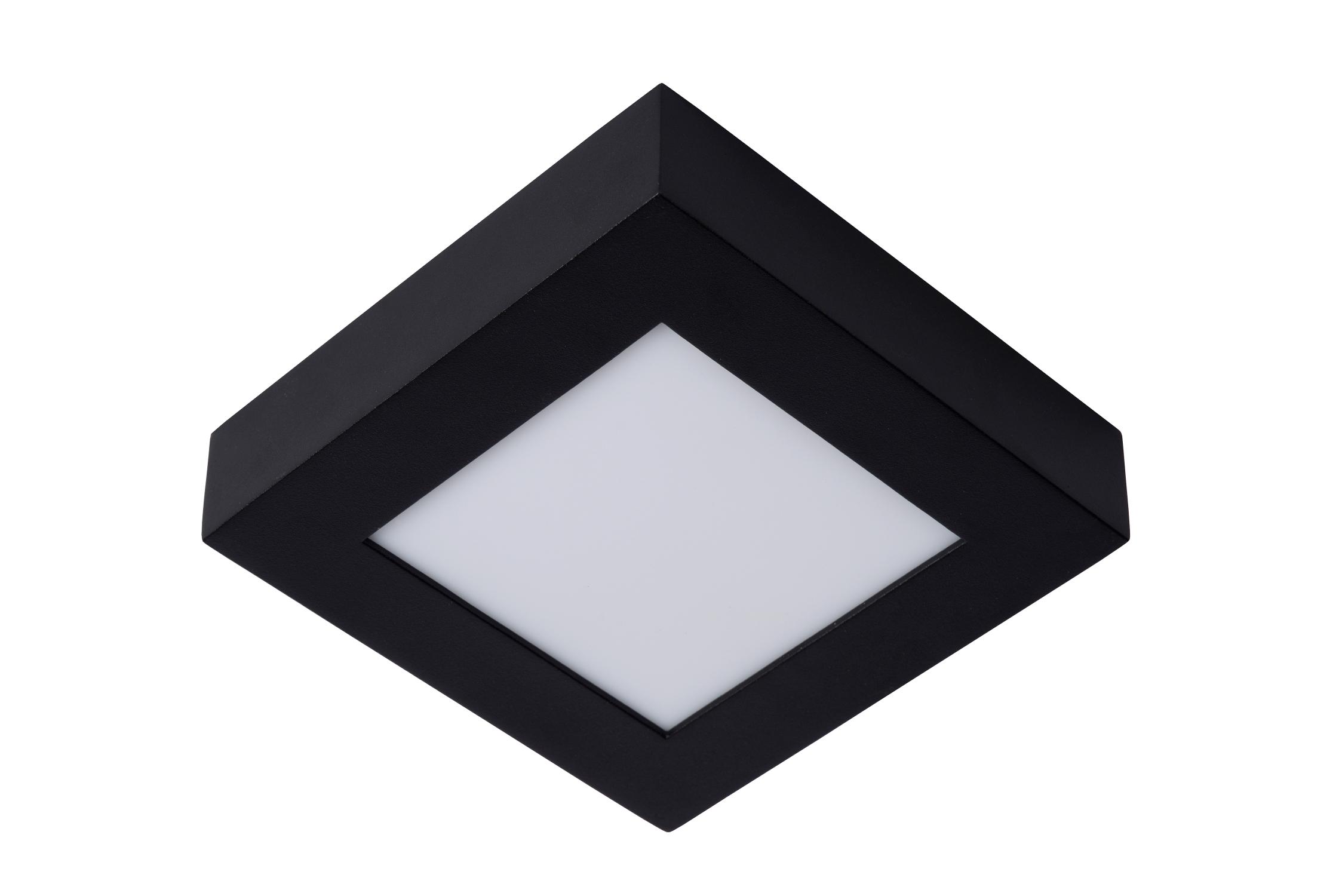 Brice Ceiling Lights - Matt Black/Opal - 168mm