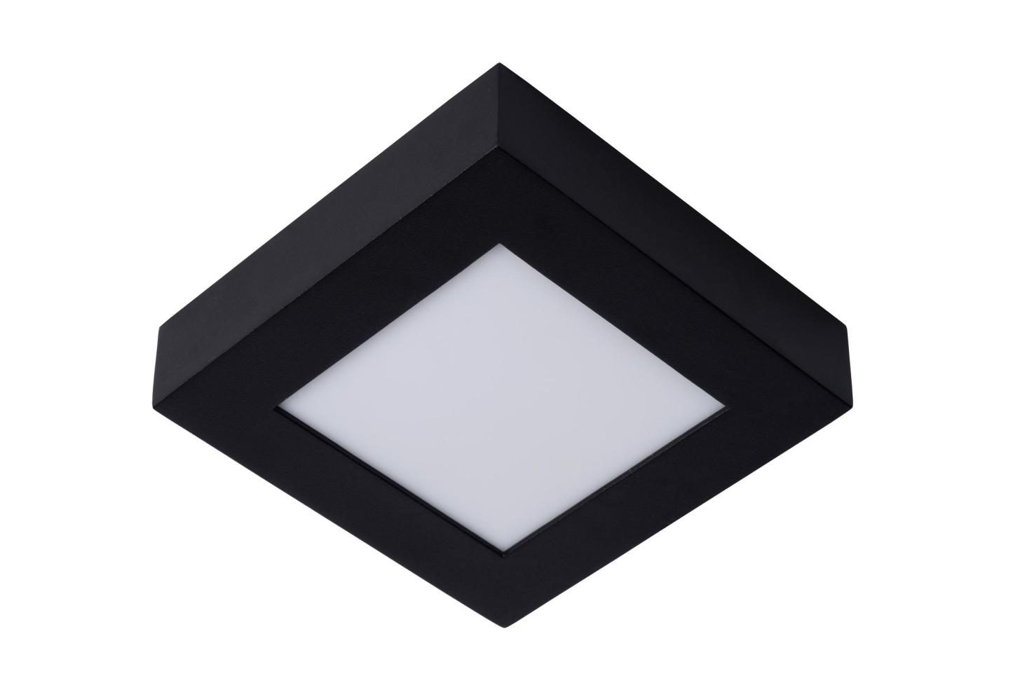 Brice Ceiling Lights - Matt Black/Opal - 168mm