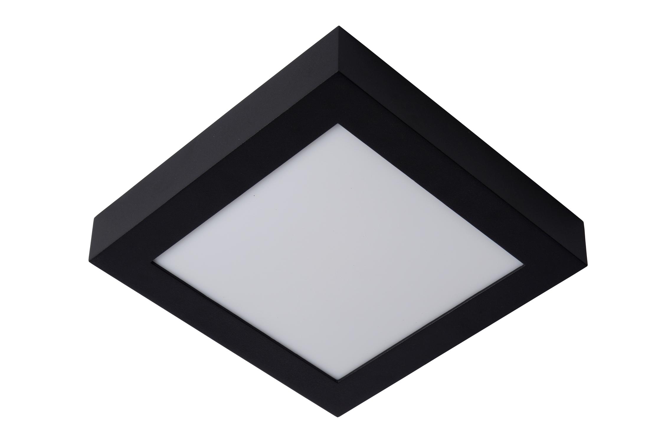 Brice Ceiling Lights - Matt Black/Opal - 220mm