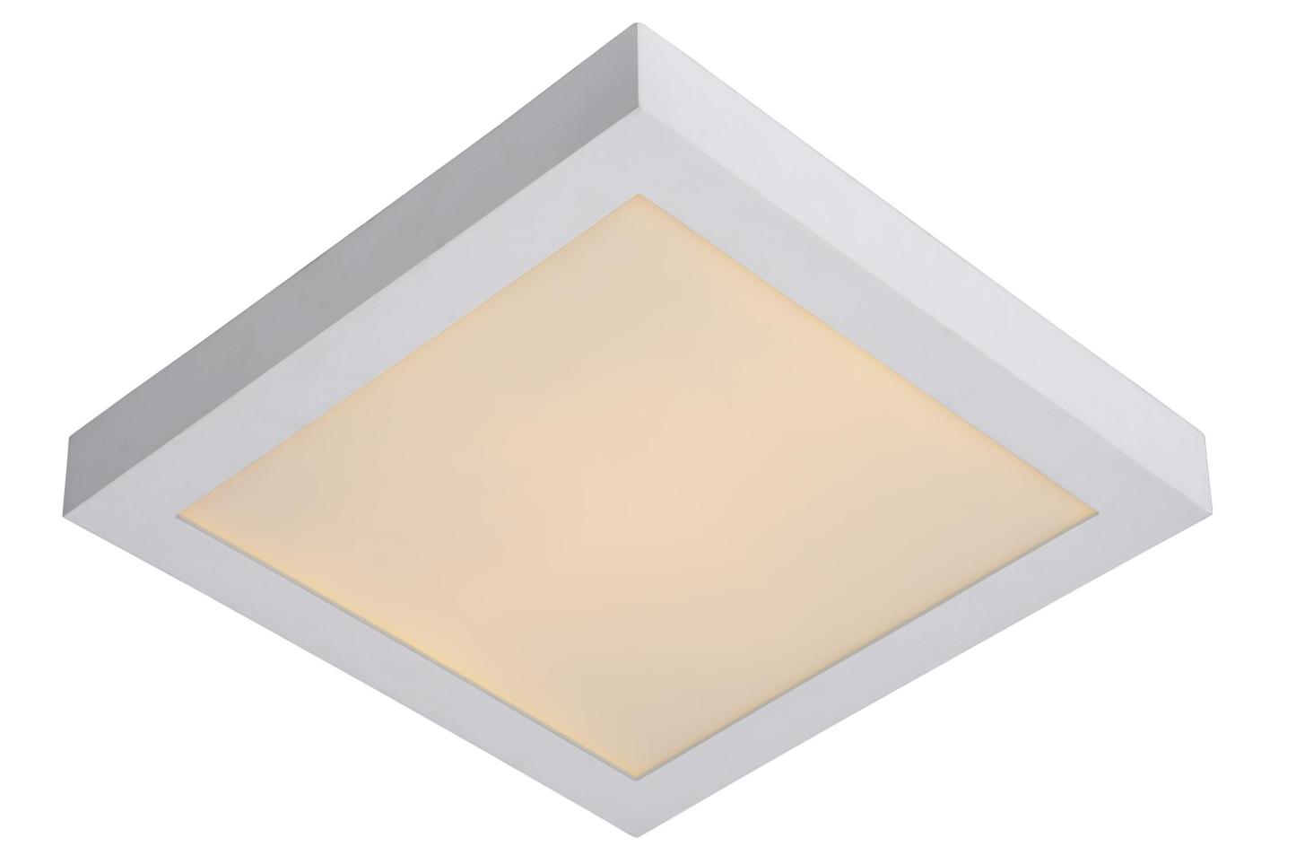 Brice Ceiling Lights - Matt Black/Opal - 300mm