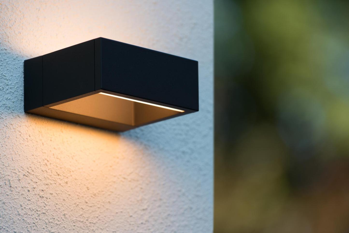 Goa Outdoor Lights - Matt Black/Opal
