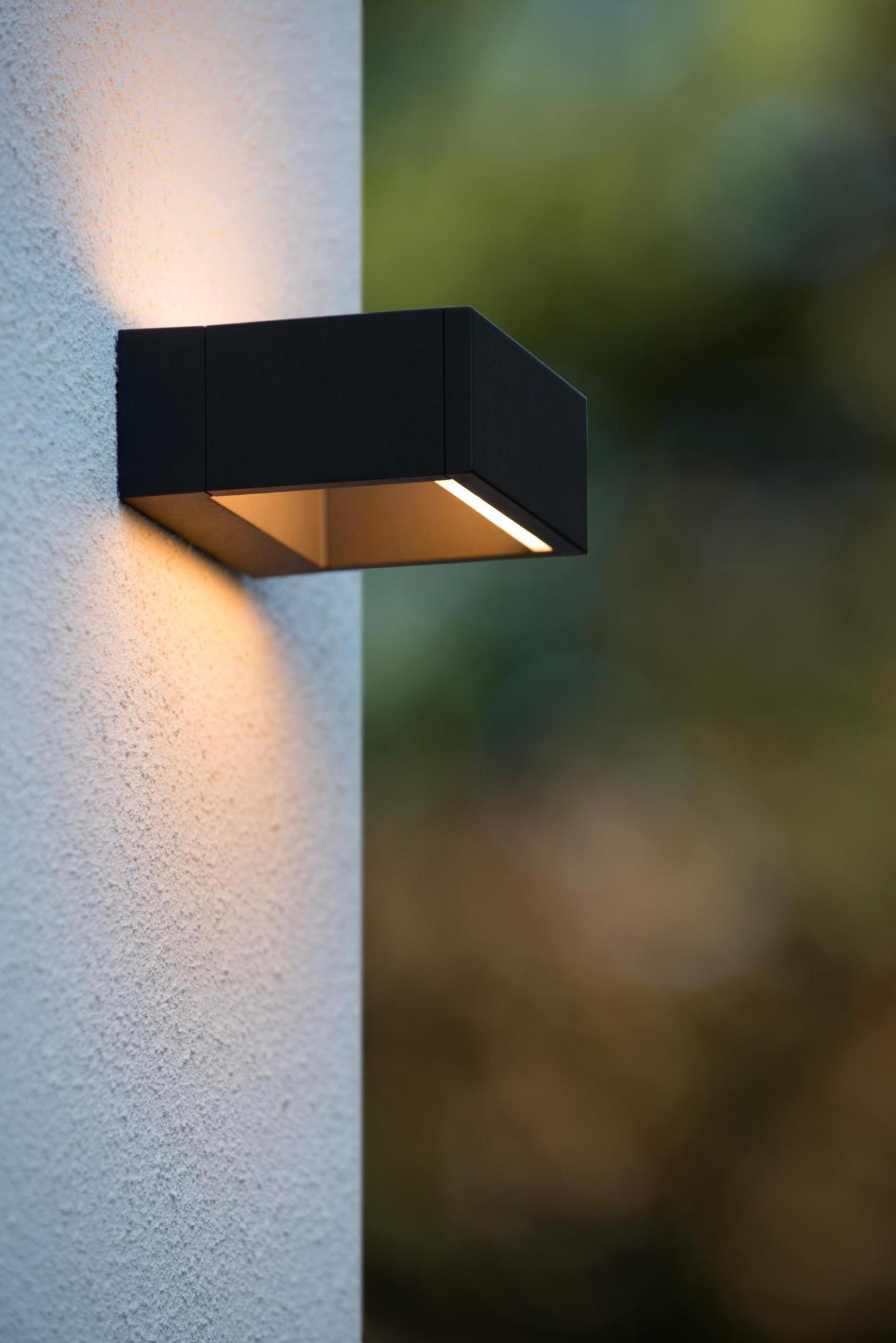 Goa Outdoor Lights - Matt Black/Opal